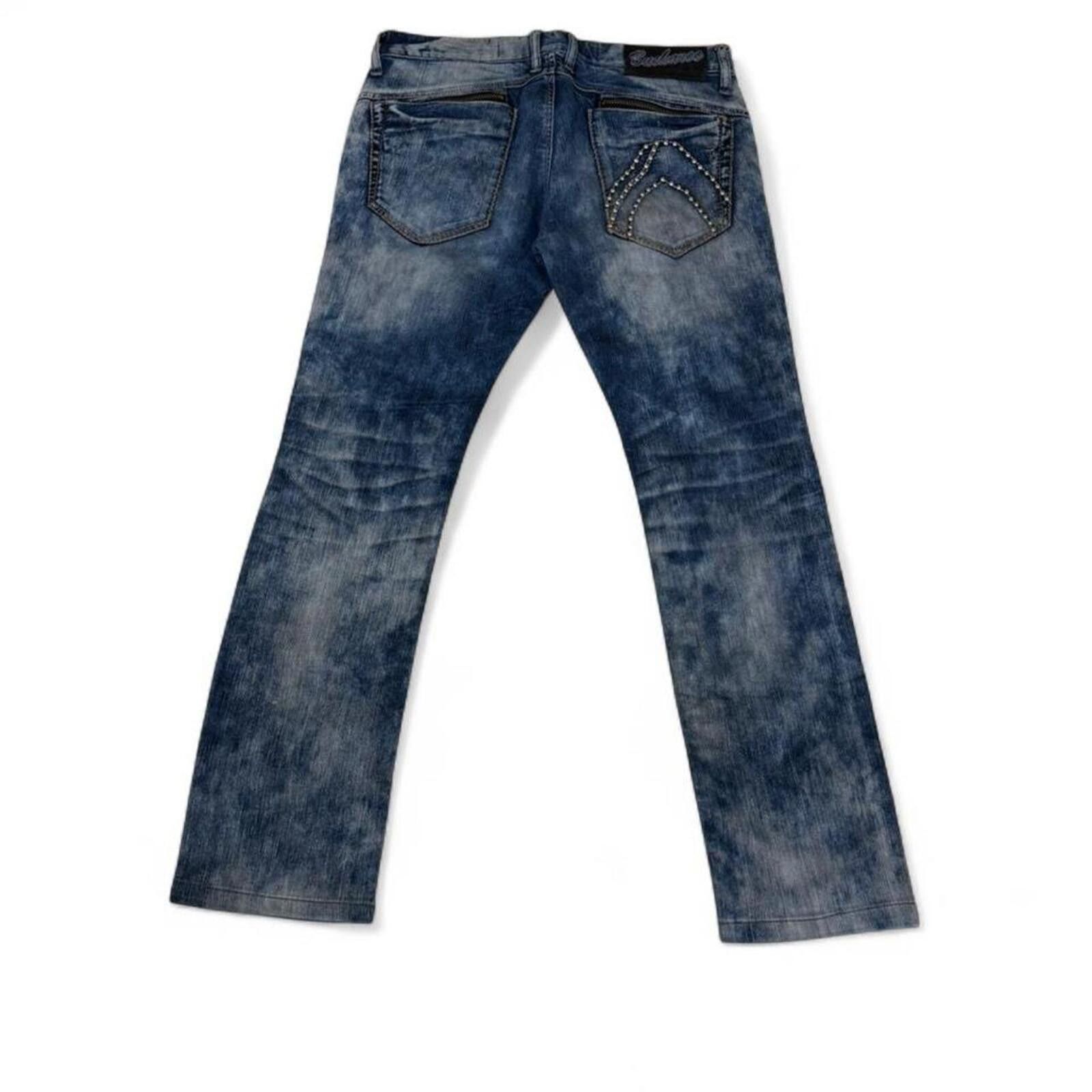True Religion Buckaroo vintage stud work detail dark wash article Size 34" / US 12 / IT 48 - 2 Thumbnail