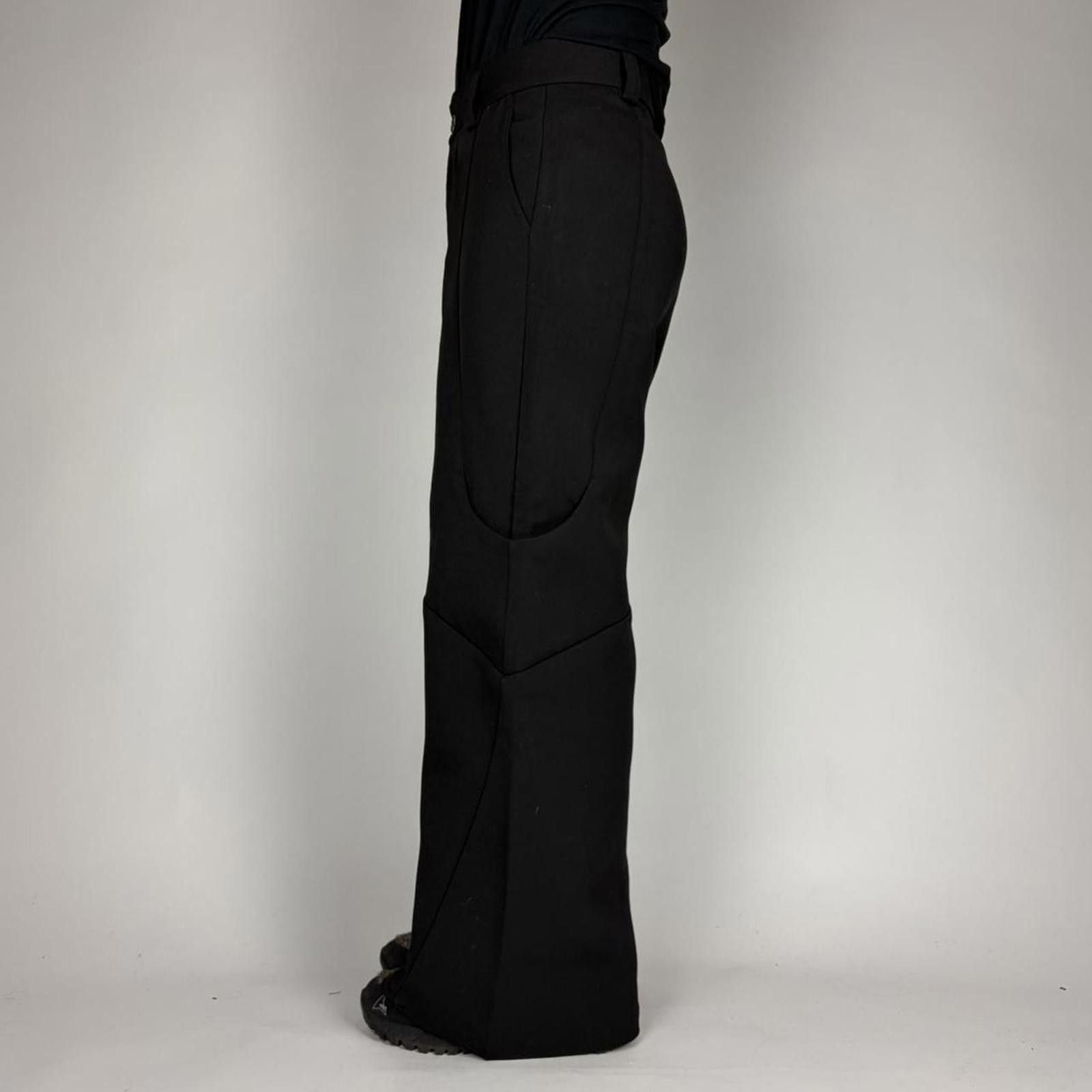 Other Lims Black Panelled Curve Trousers Size US 30 / EU 46 - 3 Thumbnail