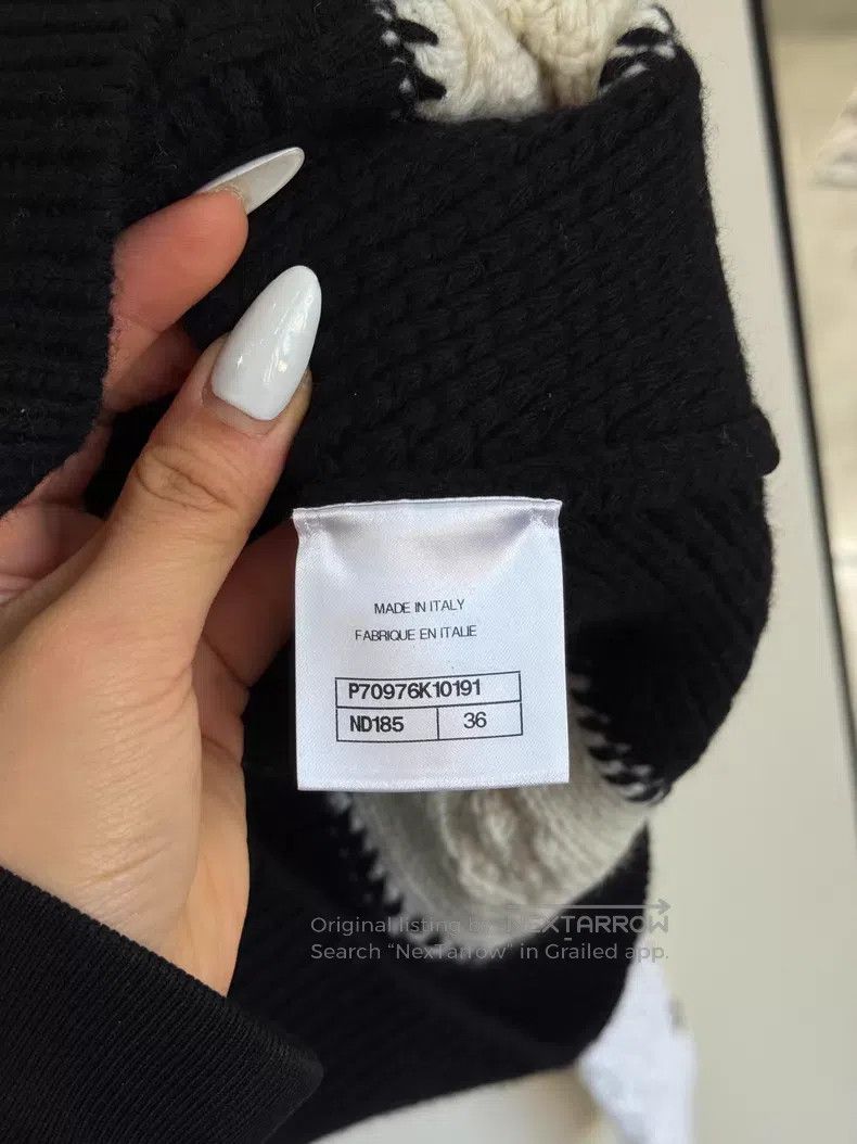 Chanel Chanel 21A Black and White Handicraft Series Knitted Sweat Size XS / US 0-2 / IT 36-38 - 6 Thumbnail