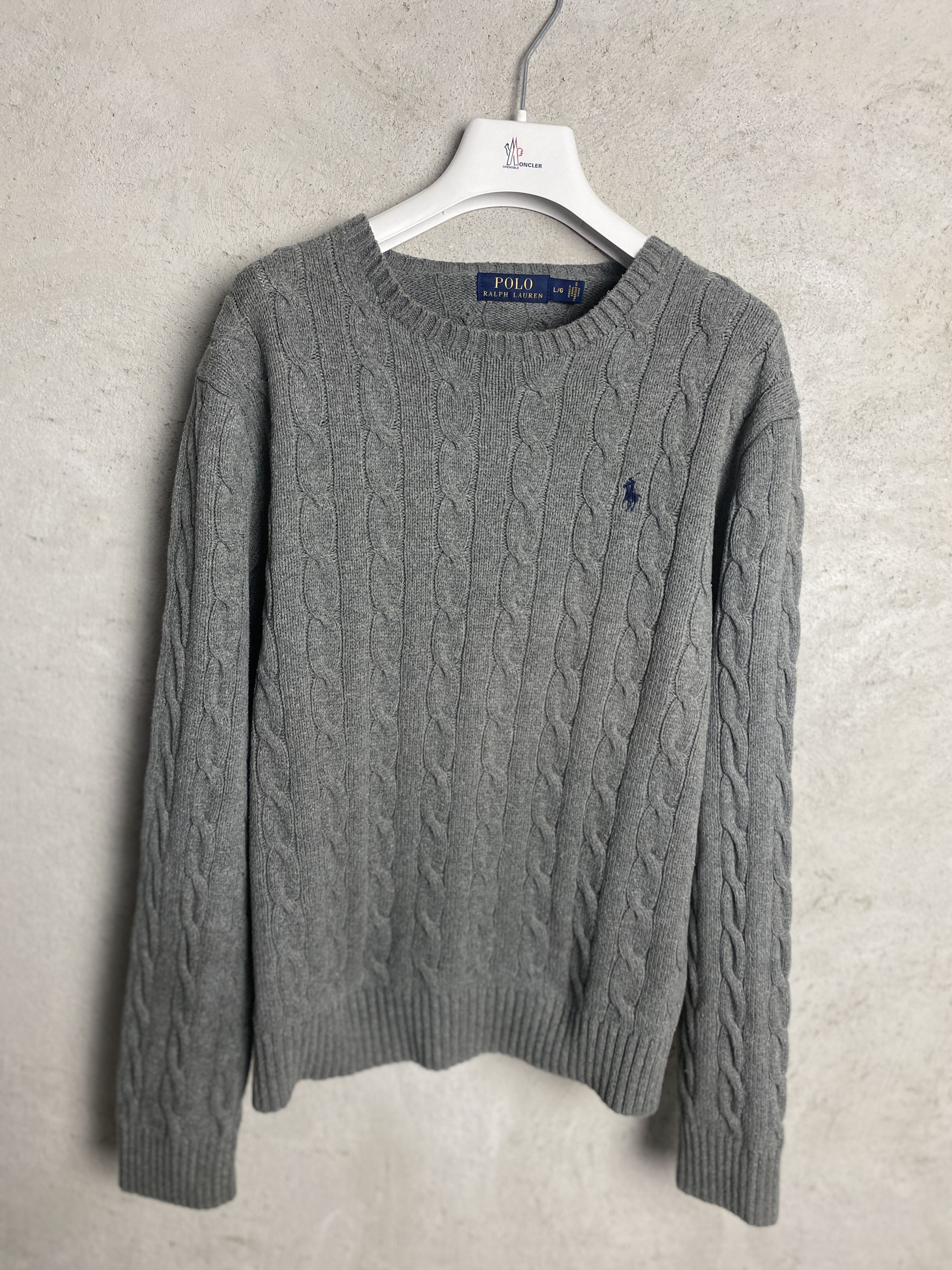 Polo Ralph Lauren Polo Ralph Lauren cableknit sweater y2k casual oldmoney Size US L / EU 52-54 / 3 - 1 Thumbnail