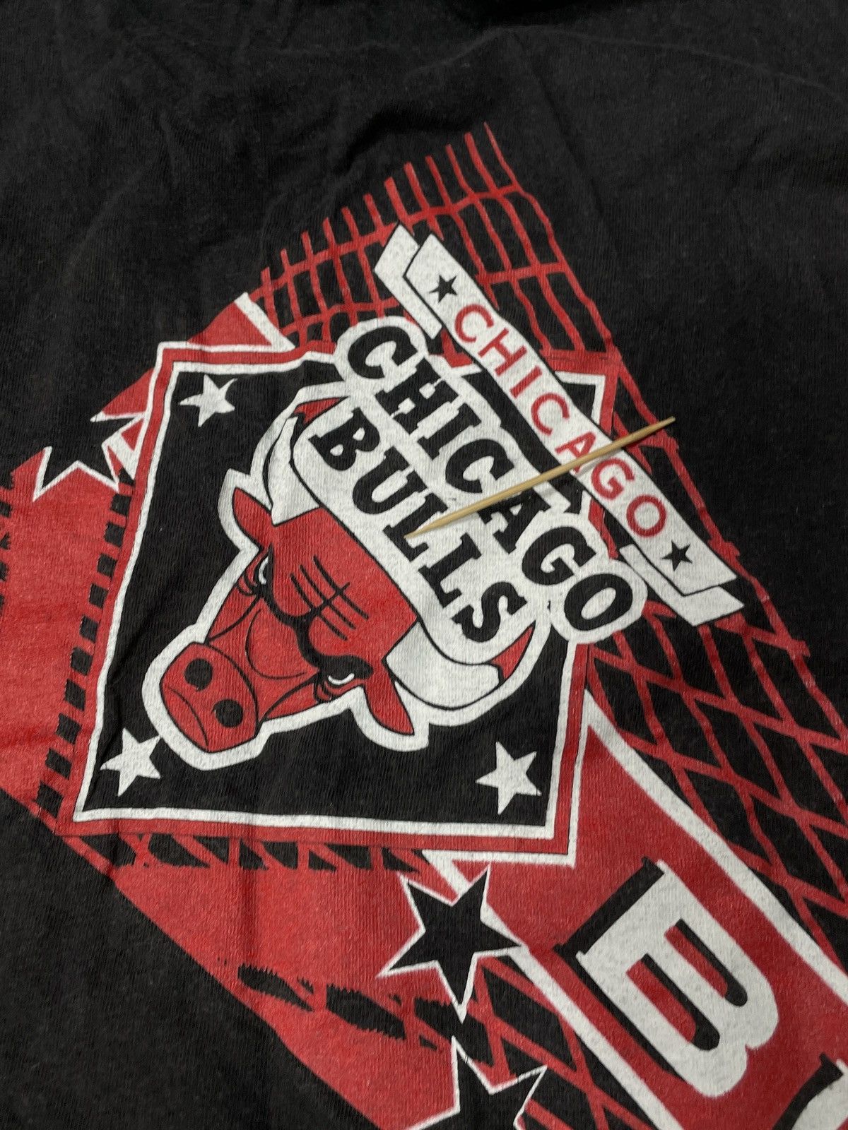 NBA RARE🔥Chicago Bulls Vintage 90s Tee Rare Blank Distressed Size US S / EU 44-46 / 1 - 9 Thumbnail