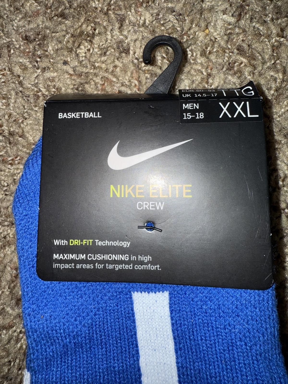 Nike Nike Elite Crew Basketball SX7622 Single Pair Sample Size US 40 / EU 56 - 5 Thumbnail
