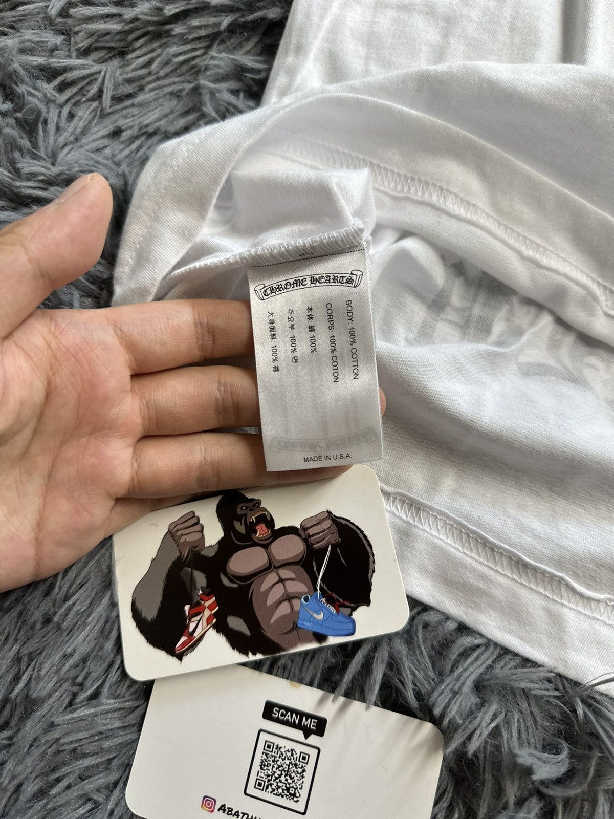 Chrome Hearts Chrome Hearts Honolulu Exclusive Horseshoe T-Shirt 'White' Size US M / EU 48-50 / 2 - 5 Thumbnail