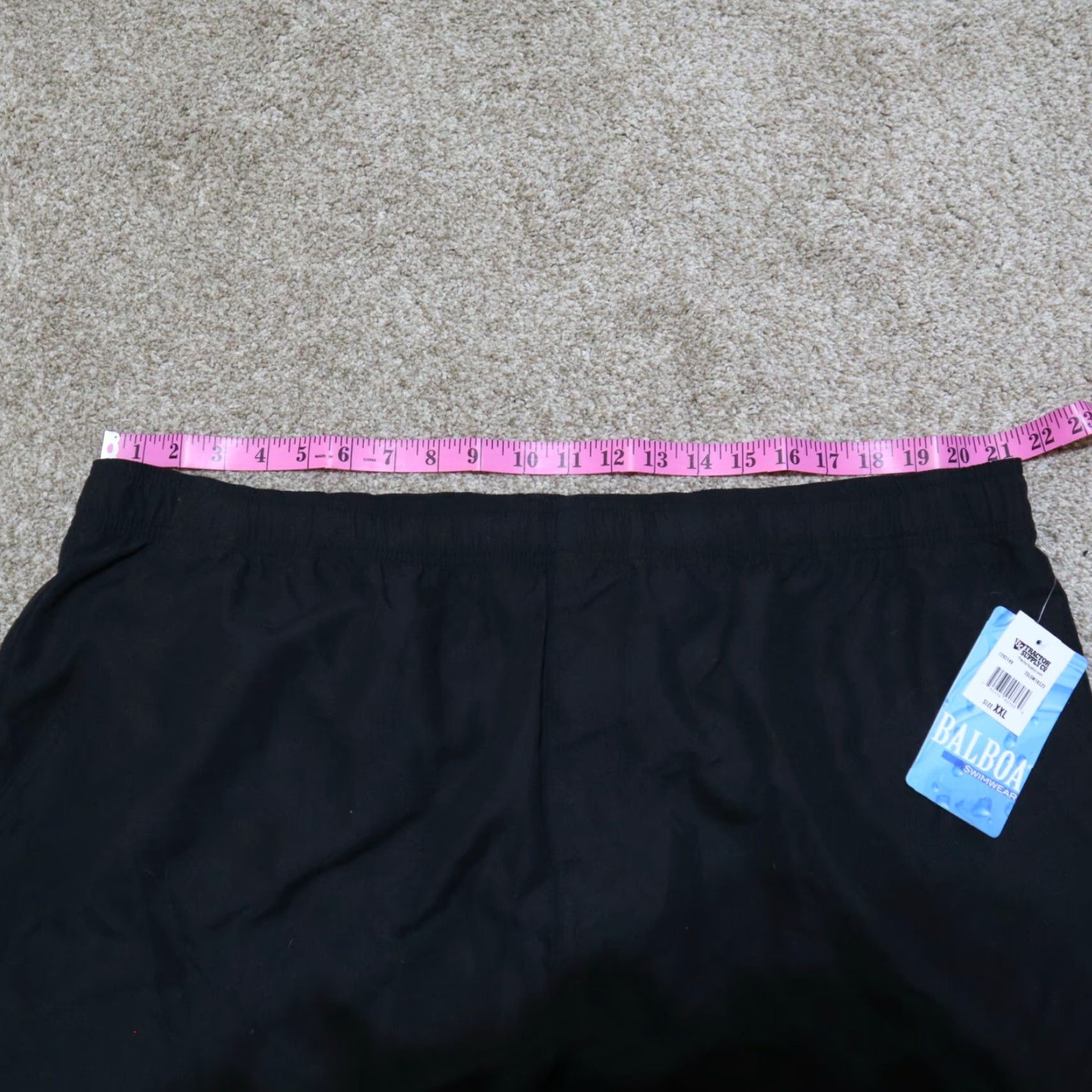 Vintage BALBOA Black Mens Surf Trunks Board Shorts With Pockets Geometric 2XL XXL 2XL Adult Regular Size US 39 - 5 Thumbnail