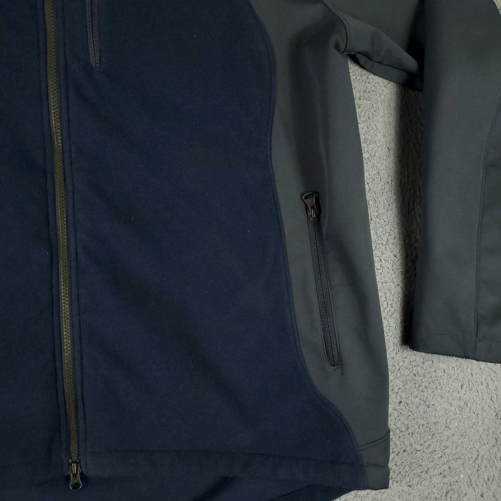 Nike Nike Jacket Mens 2XL Blue Gray Fleece Vintage Full Zip Up Jacket Size US XXL / EU 58 / 5 - 4 Thumbnail