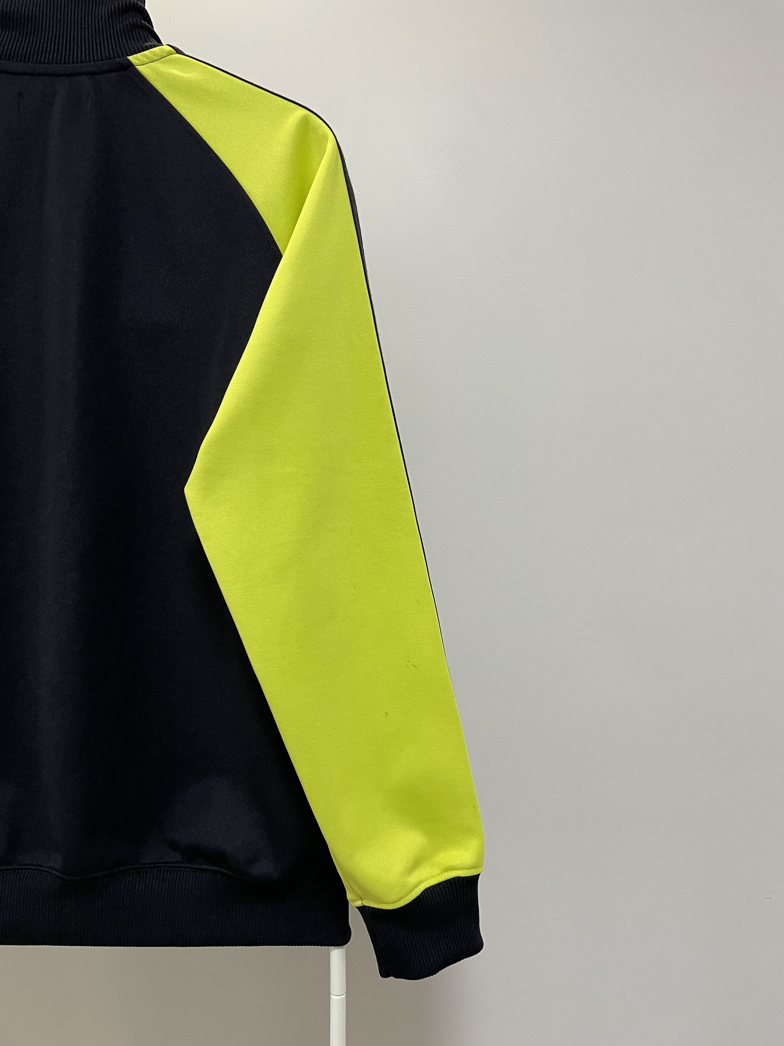 Fred Perry FRED PERRY Track Jacket Top Neon Yellow Black Men's Size M Size US M / EU 48-50 / 2 - 9 Thumbnail