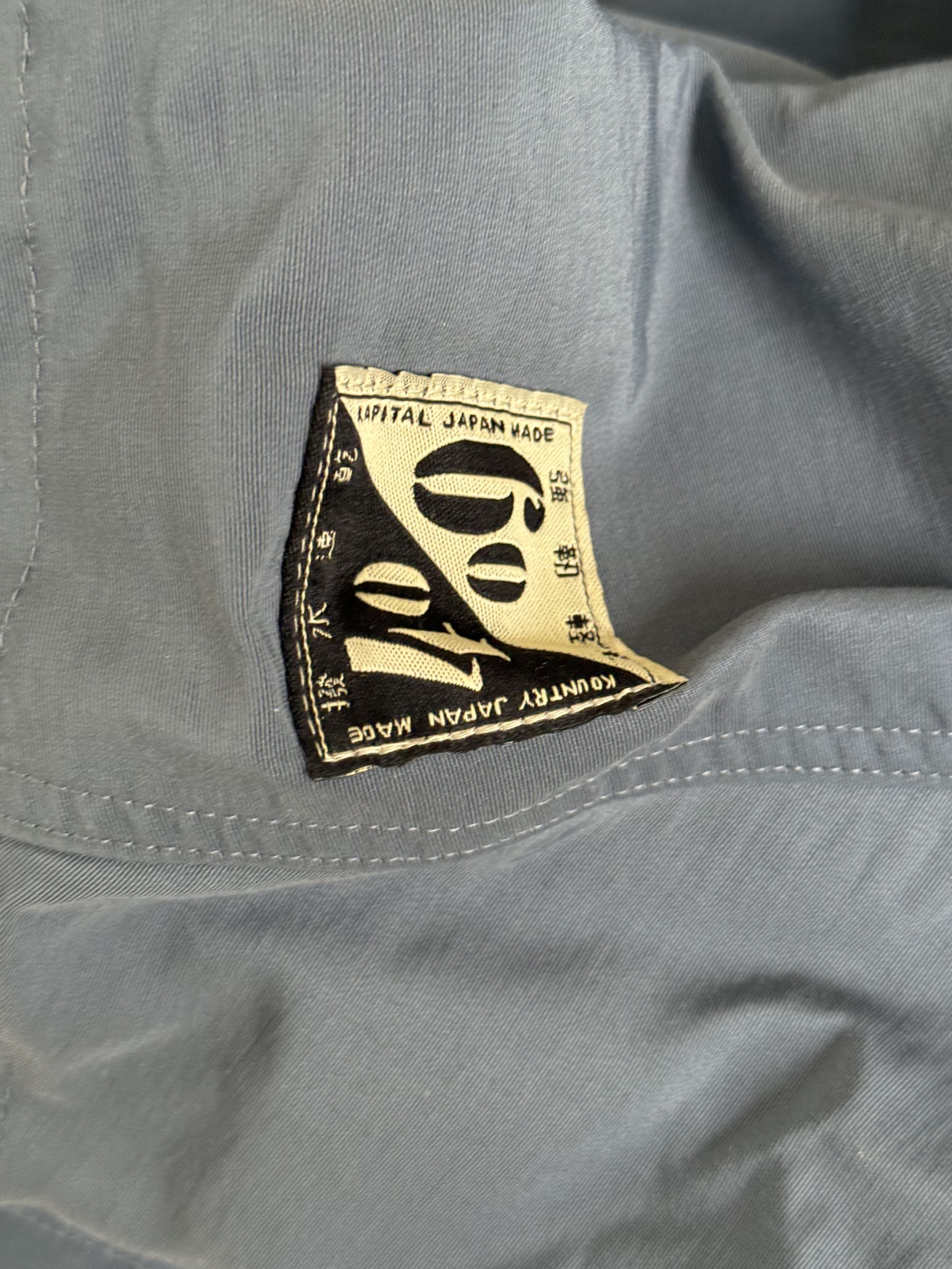 Kapital Kapital Blue Grey Fish Parka Size US M / EU 48-50 / 2 - 10 Thumbnail
