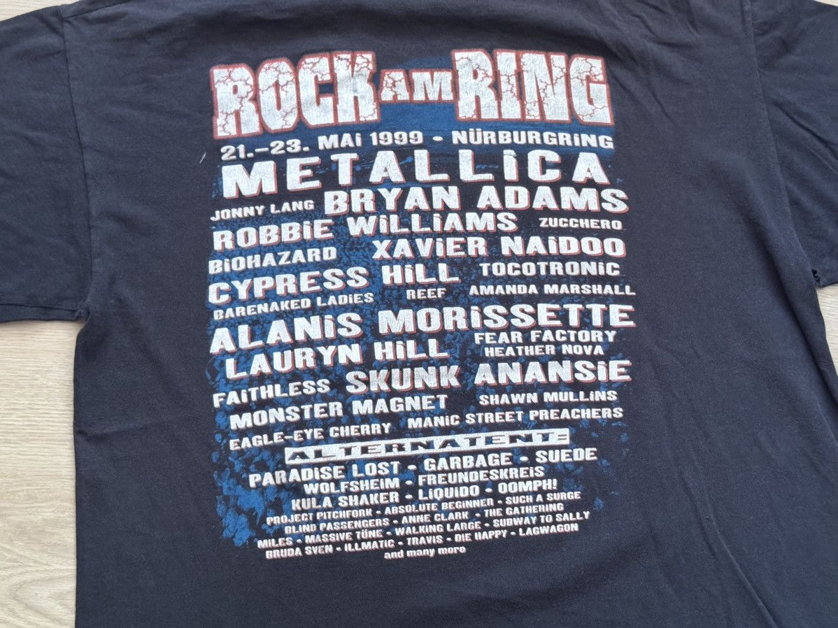 Band Tees Vintage 90s 1999 Rock Am Ring Concert Band Metallica T-Shirt Size US L / EU 52-54 / 3 - 7 Thumbnail