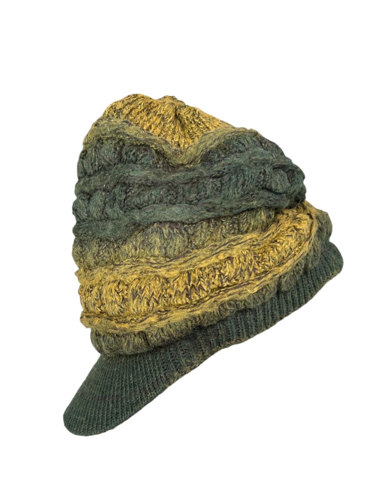 Japanese Brand × Kapital × Vintage Crochet Knitted Japanese Hats Rare 🎌☠️🎌☠️ Size ONE SIZE - 1 Thumbnail