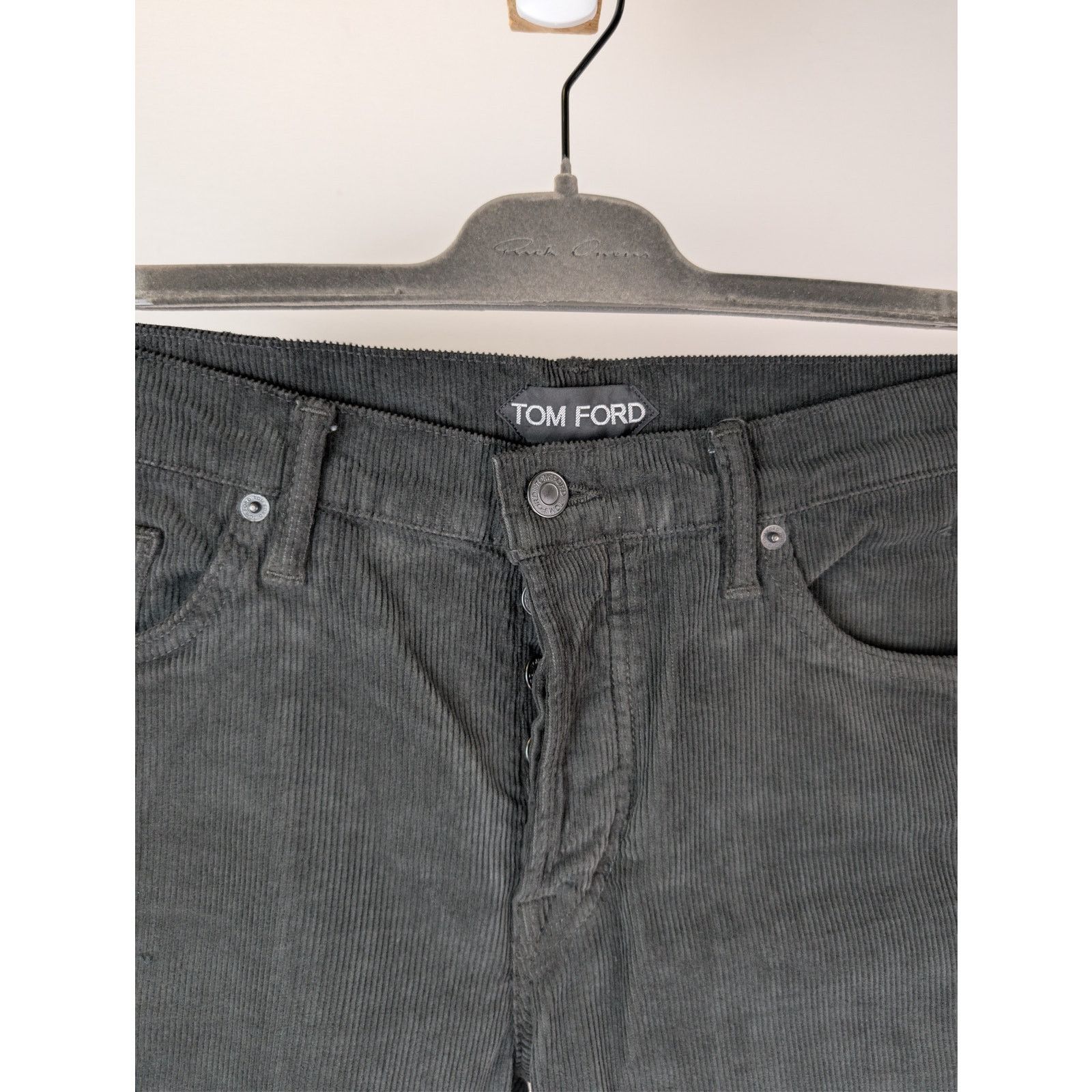 Tom Ford o1rshd1 Vintage Slim-Fit Denim Jeans in Black Washed Size US 34 / EU 50 - 7 Thumbnail