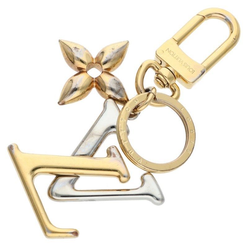Louis Vuitton Louis Vuitton Keyring Silver x Gold Size ONE SIZE - 1 Thumbnail