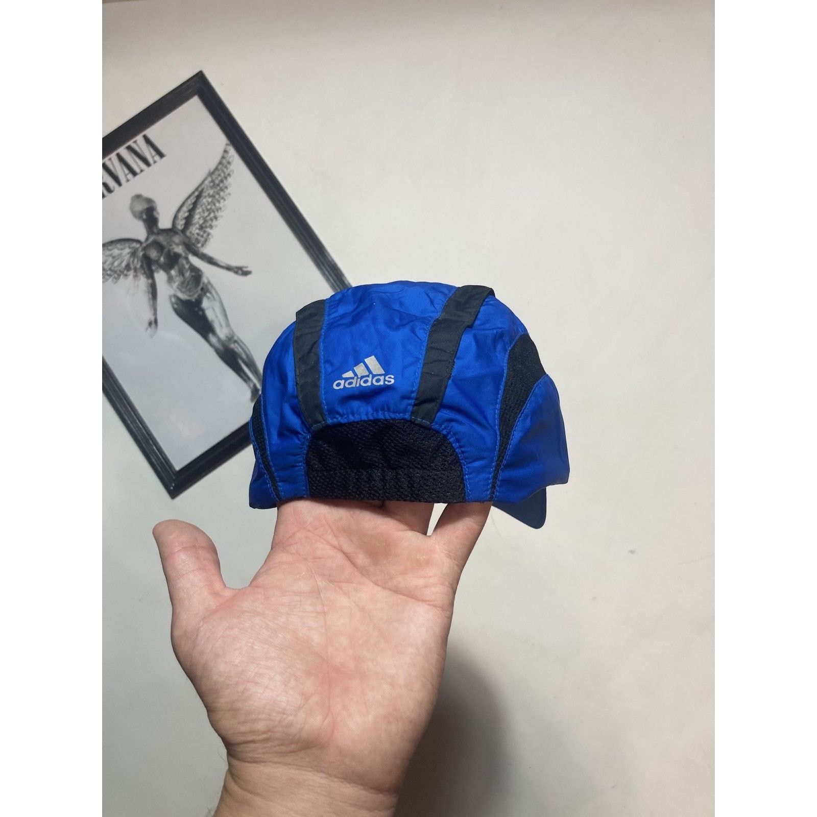 Adidas Vintage Climacool 00s retro run nylon cap Size ONE SIZE - 2 Thumbnail