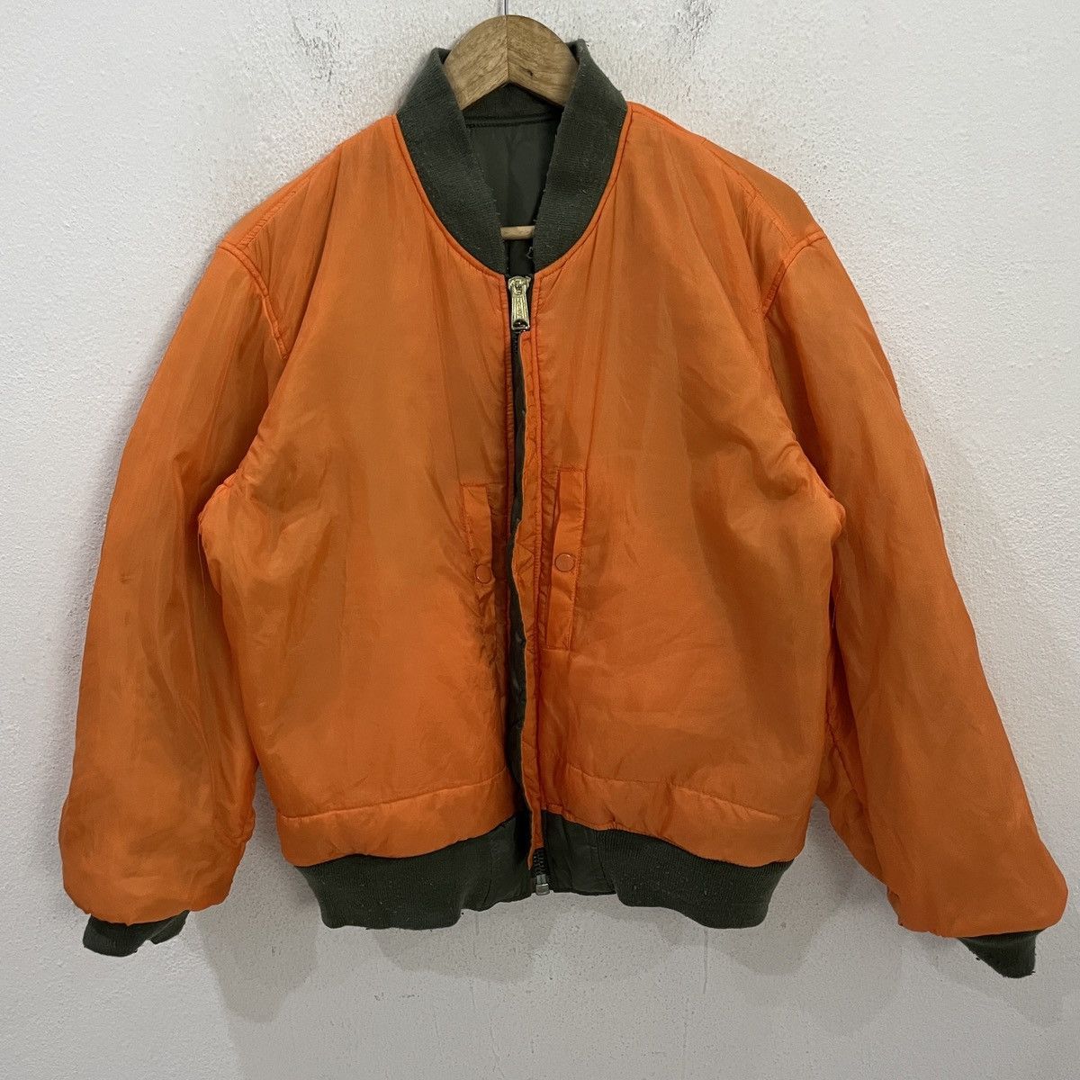 Japanese Brand Vintage Japanese Designer Reversable Bomber Jacket Size US XL / EU 56 / 4 - 11 Thumbnail