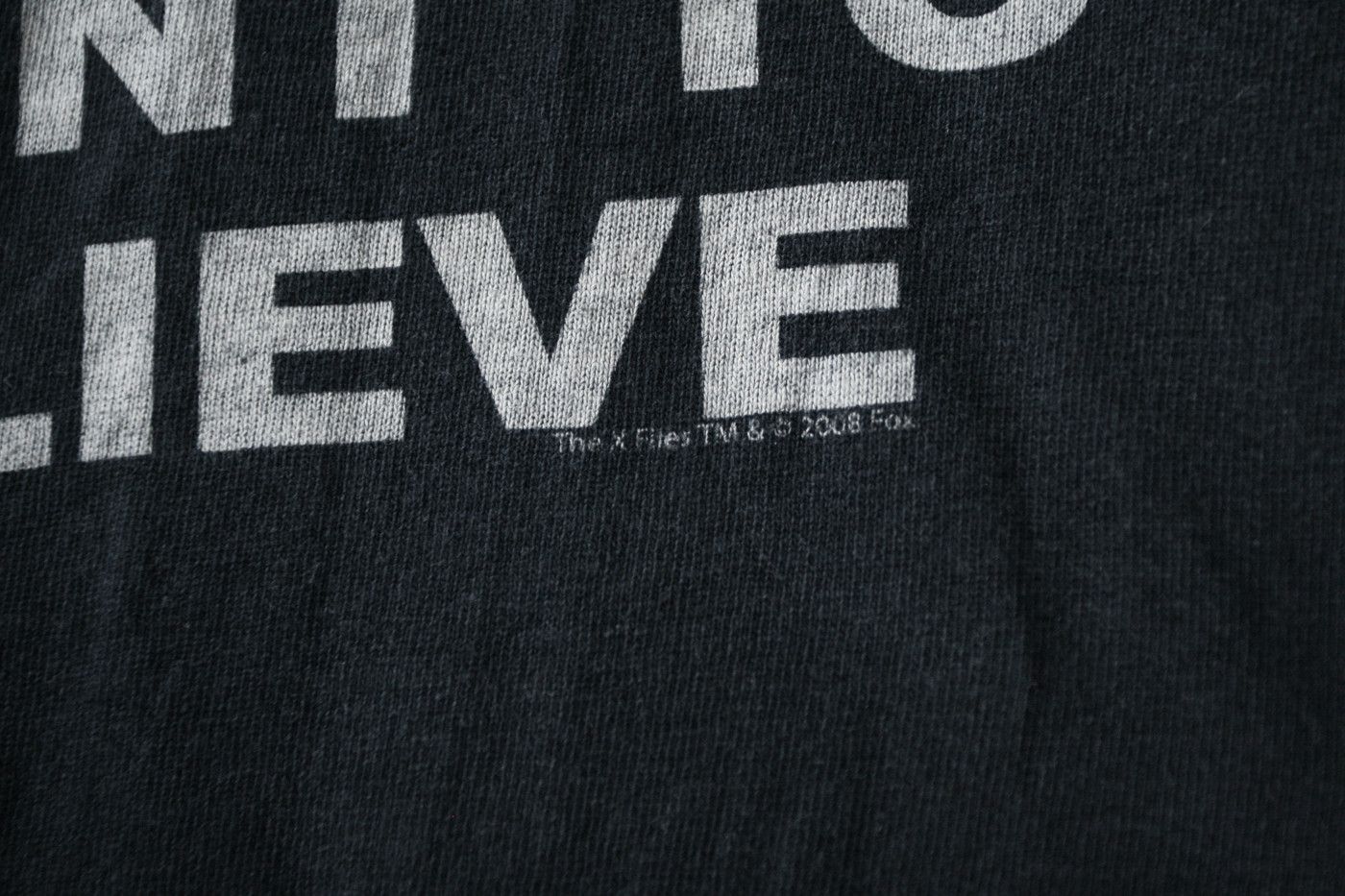 Band Tees Vintage 2008 The X Files I Want to believe Promo T Shirt Size US M / EU 48-50 / 2 - 3 Thumbnail