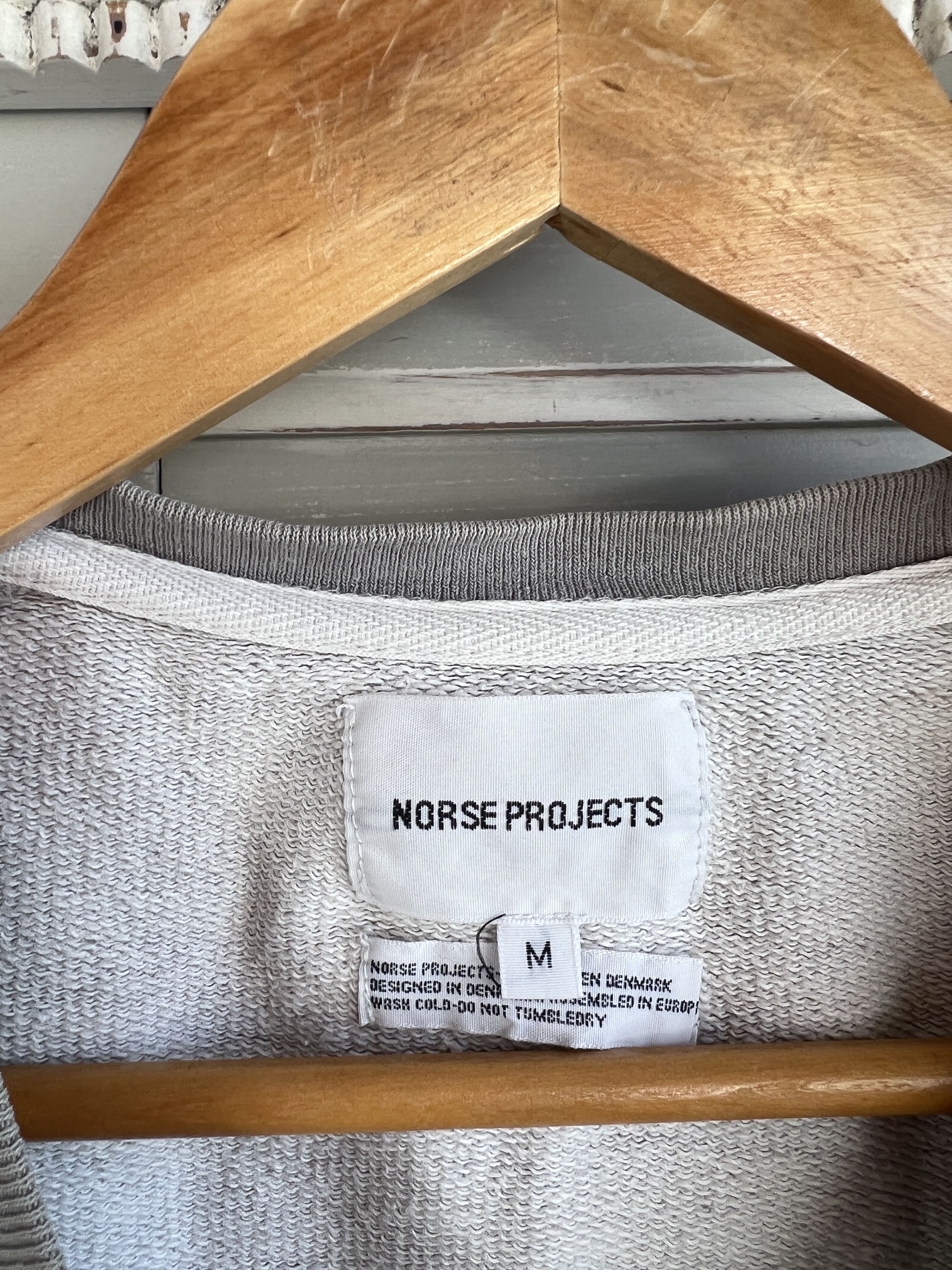 Norse Projects NORSE PROJECTS SWEATSHIRT GREY LOGO Size US M / EU 48-50 / 2 - 5 Thumbnail