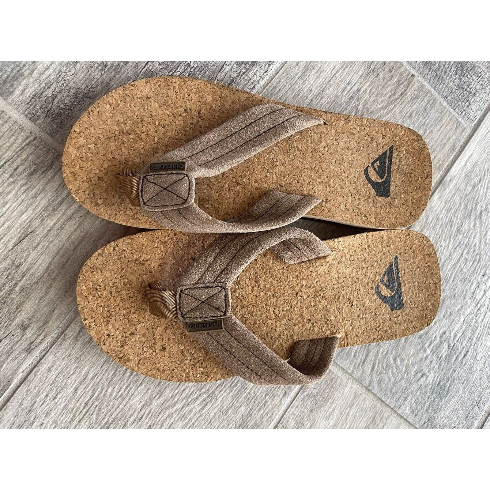 Quiksilver Quicksilver Mens Flip Flops Size 6 Carver Cork Size US 6 / EU 39 - 3 Thumbnail