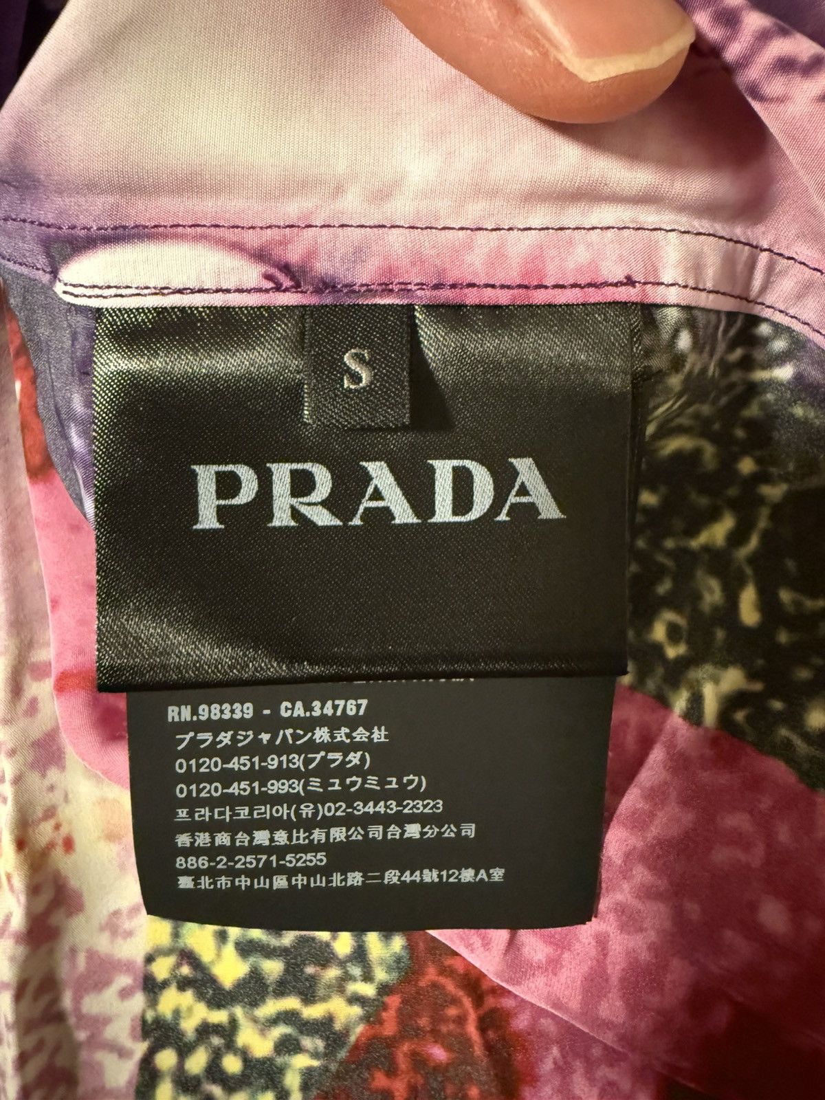 Prada Prada Printed Viscose Short Sleeve Shirt Small Size US S / EU 44-46 / 1 - 6 Thumbnail