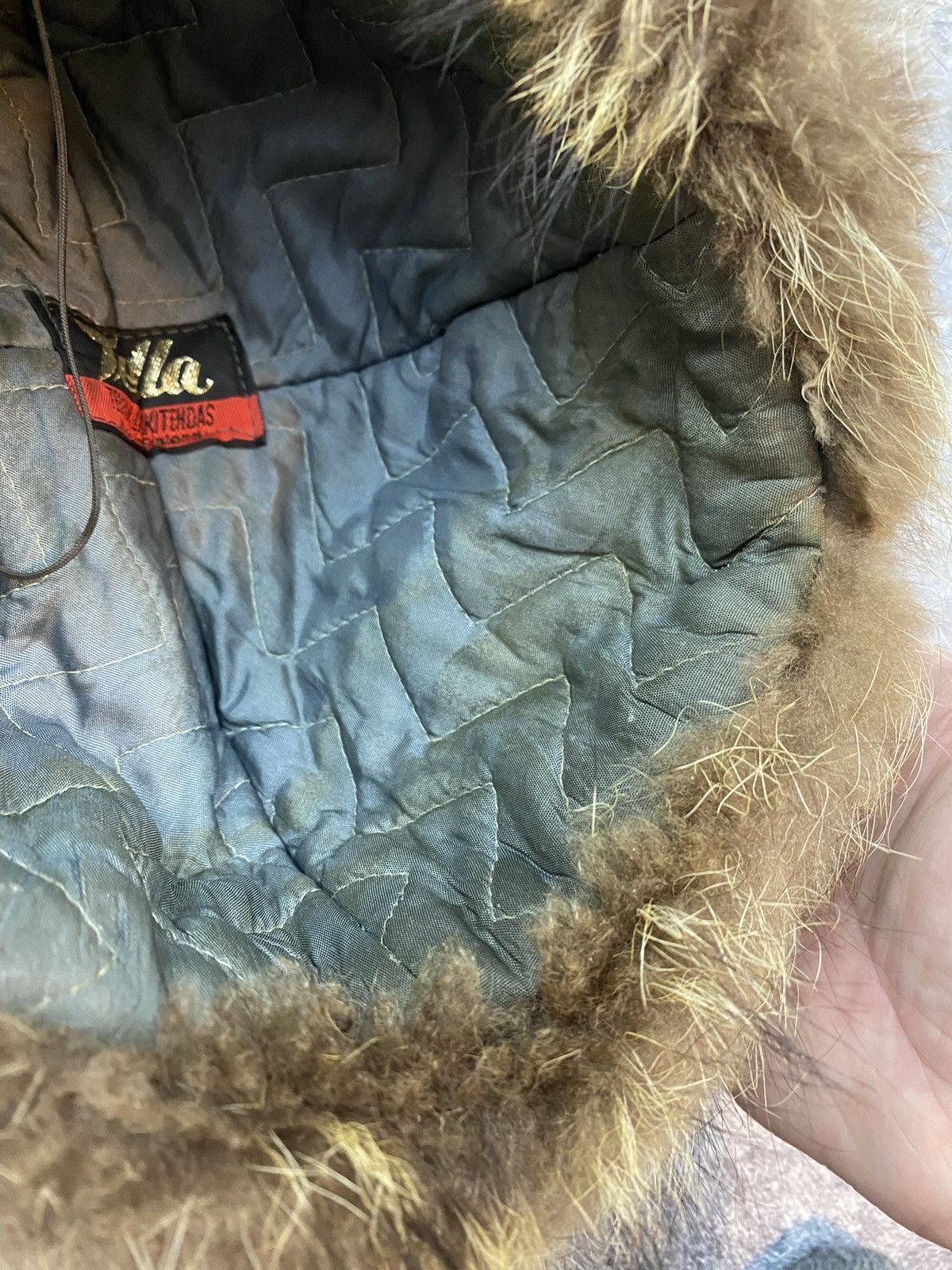 Japanese Brand × Vintage Y2K Faux Fur Ushanka Vintage Fuzzy Warm Trapper Hat Size ONE SIZE - 10 Thumbnail