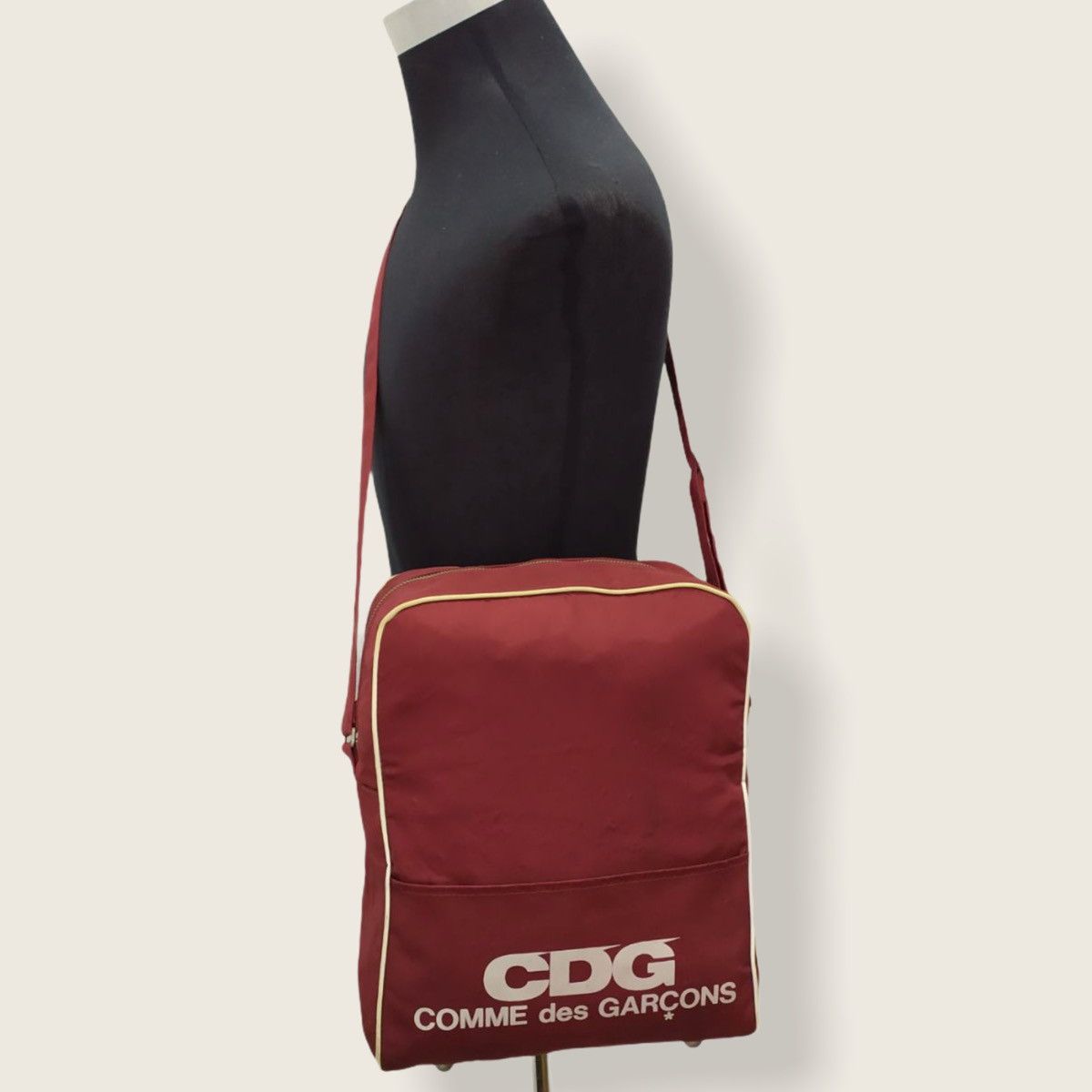 Comme des Garcons Homme Plus ‼️YES‼️ CDG BIG LOGO SHOULDER CROSSBODY BAG Size ONE SIZE - 14 Thumbnail