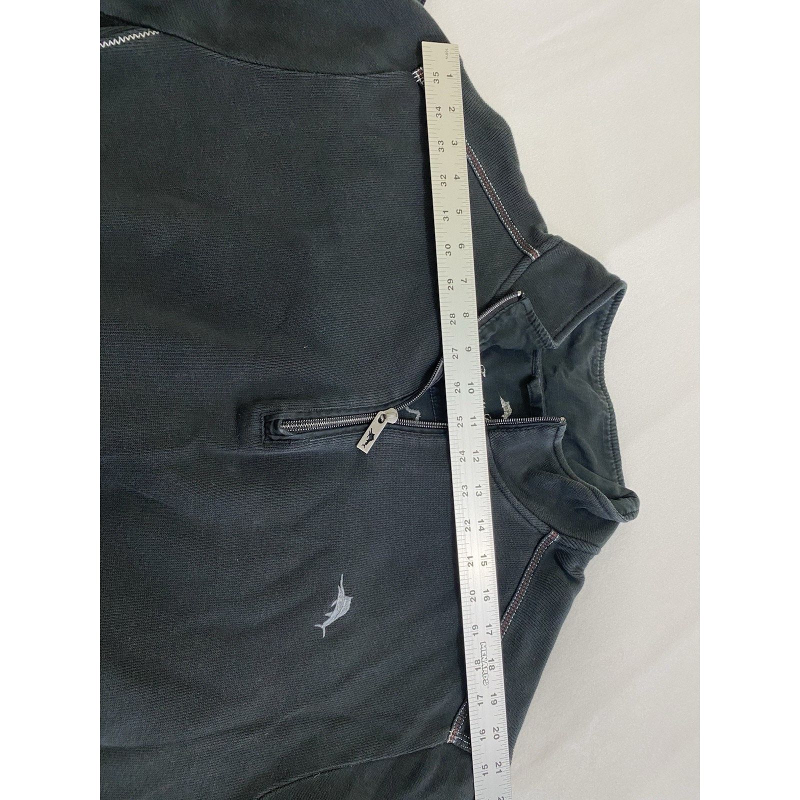 Tommy Bahama Tommy Bahama Tobago Bay Half-Zip Sweatshirt Mens XL Black Size US XL / EU 56 / 4 - 6 Thumbnail