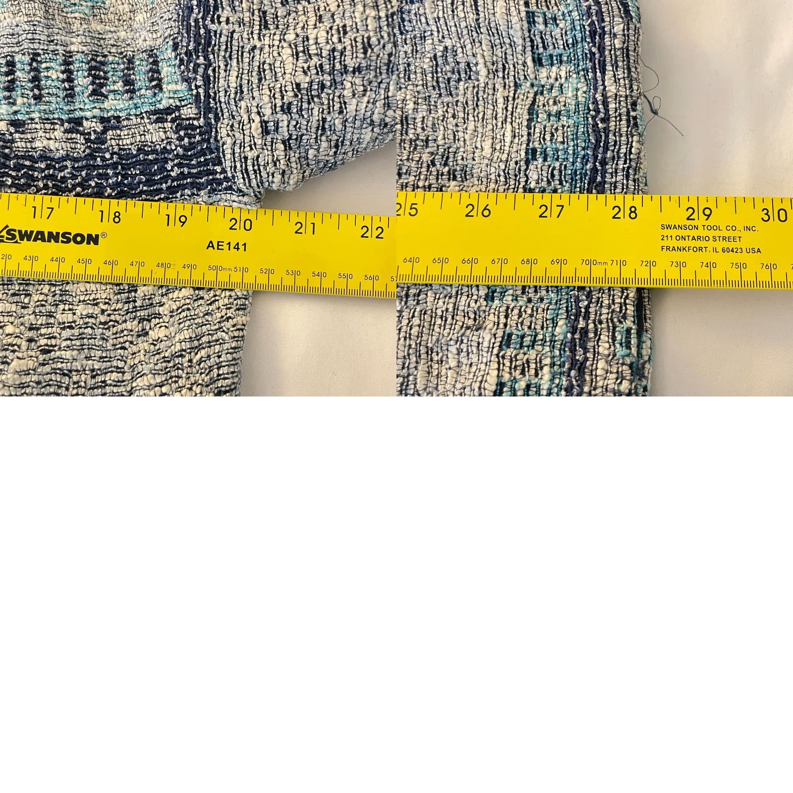Zara Zara Basic Jacket Womens Small Blue Knit Lined Open Front Jacquard Long Sleeve Vintage No Size S / US 4 / IT 40 - 8 Thumbnail