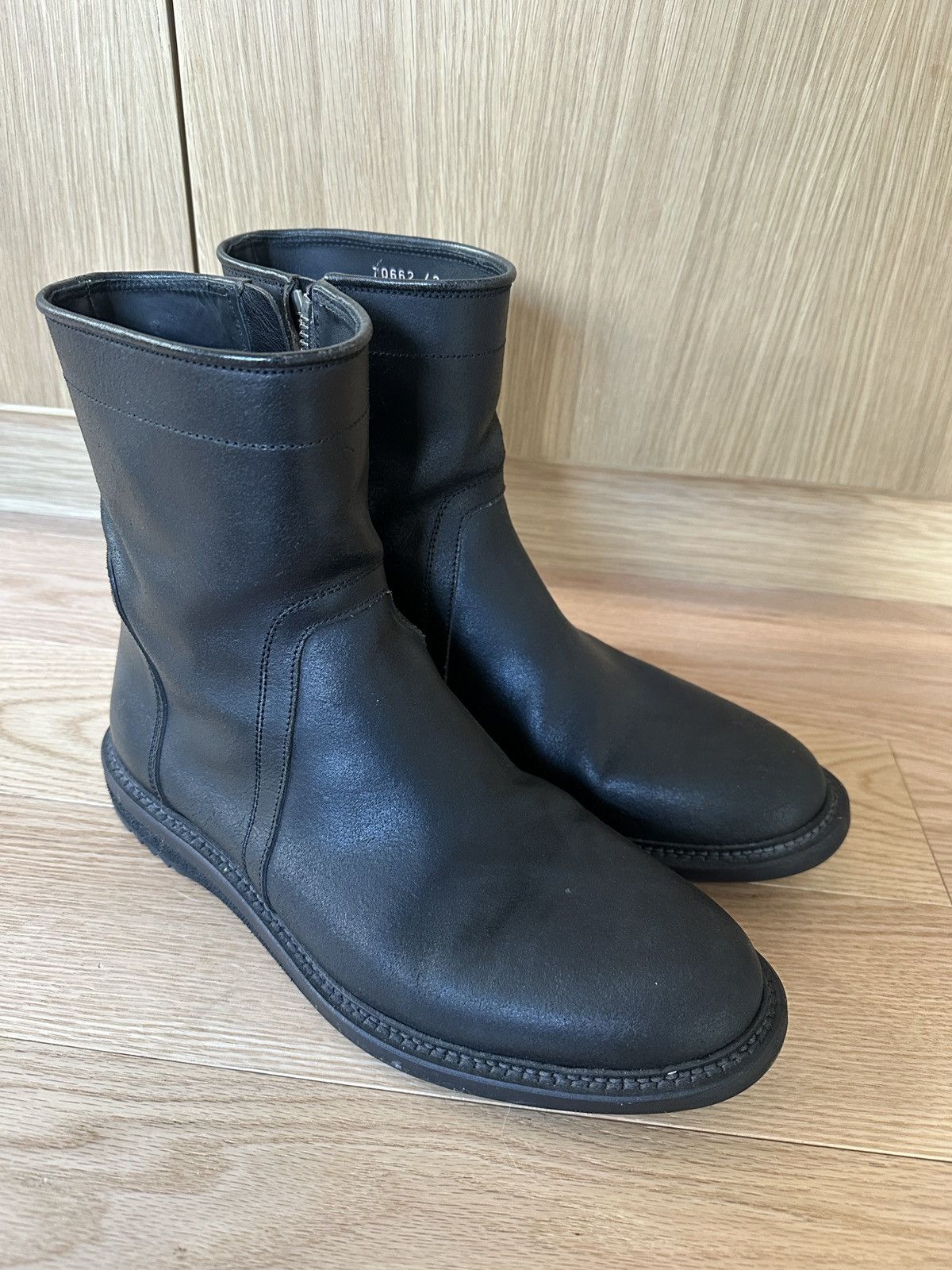 Rick Owens Leather Boots Size US 9 / EU 42 - 3 Thumbnail