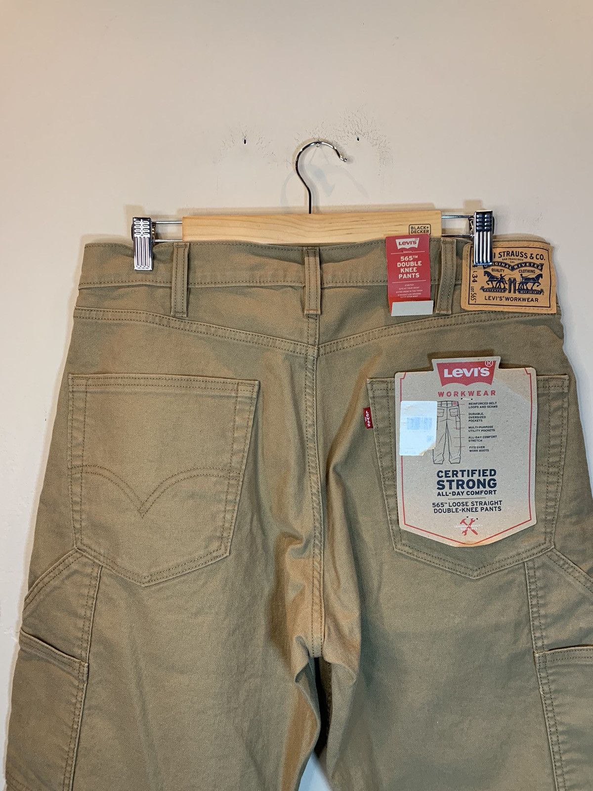 Levi's *RARE* New Levi’s Double Knee WorkWear 565 Pants Jeans - 34 Size US 34 / EU 50 - 4 Thumbnail