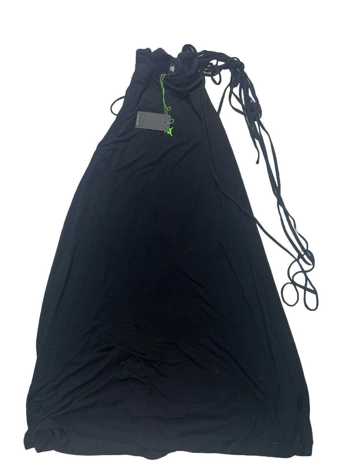 Designer Diatonic Knit Black Maxi Skirt darker Wavz Dolls kill Long Size 36" / US 14 / IT 50 - 1 Thumbnail