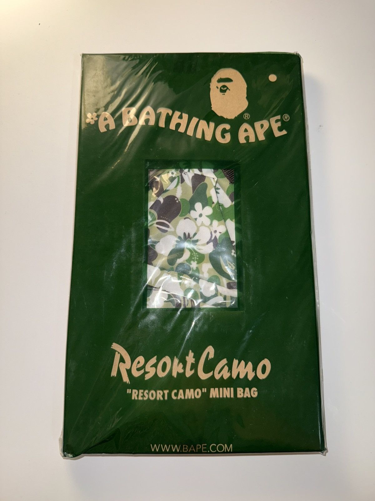 bape mini bag green magazine