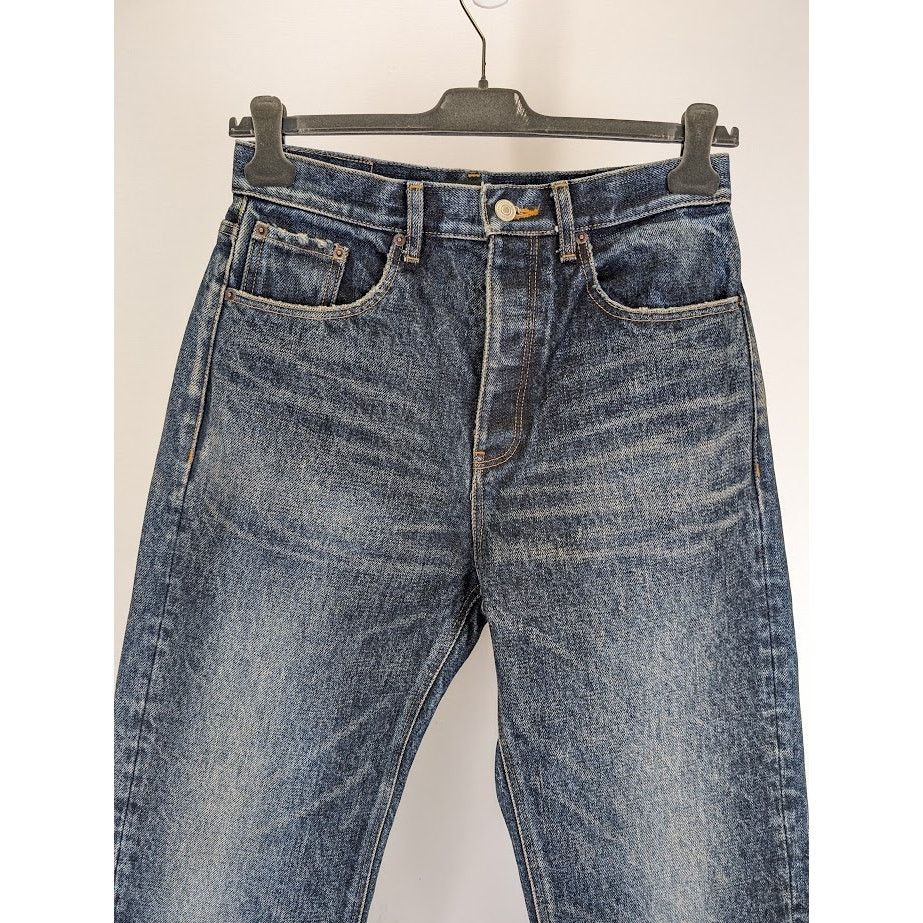 Balenciaga o1rshd1 Q:2 / Relaxed Jeans Denim Indigo in Deep Blue Size US 31 - 4 Thumbnail
