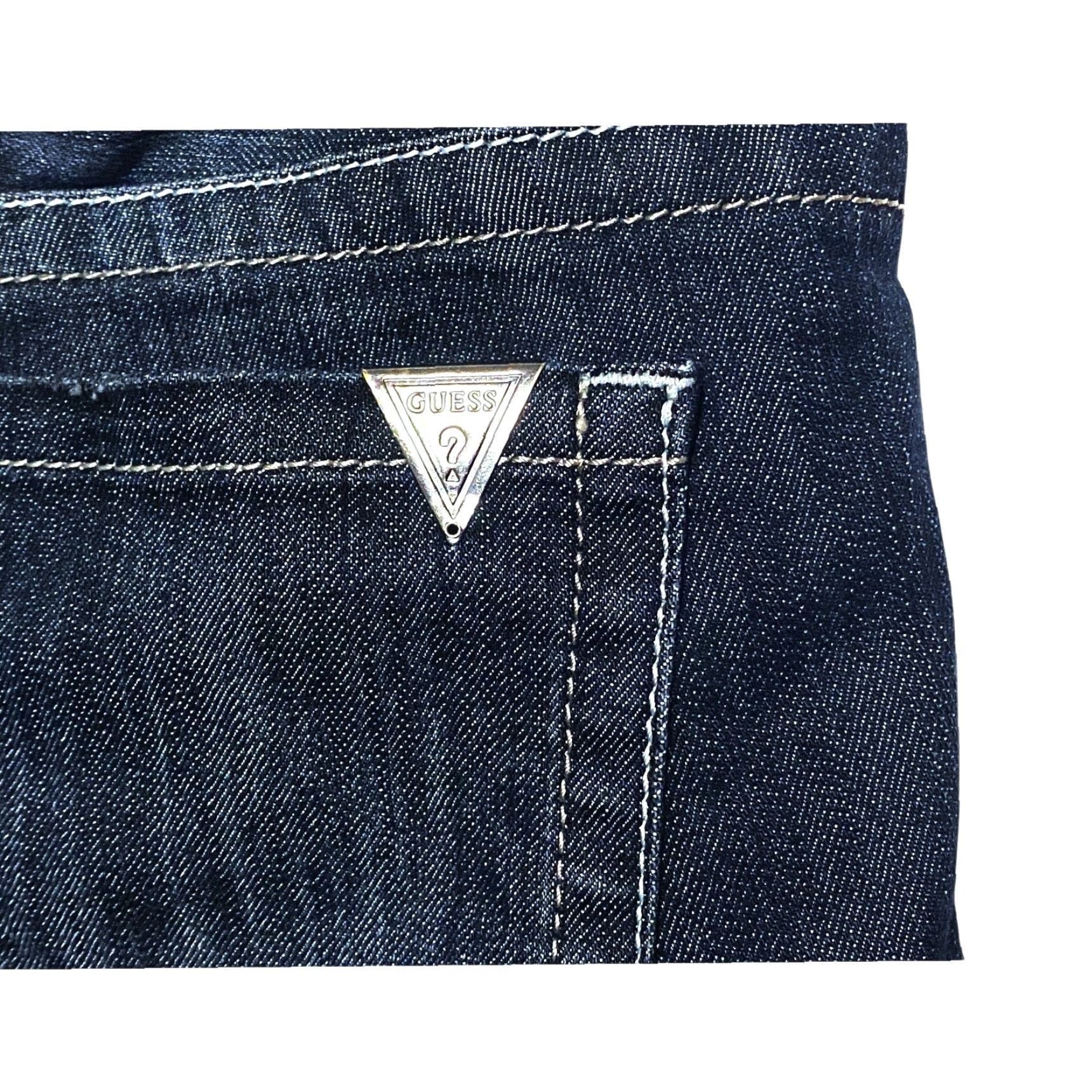 Guess Guess Jeans Pismo Straight Denim Womens 29 Dark Wash Stretch Capsule Normcore Jeans Mens? Size 29" - 4 Thumbnail