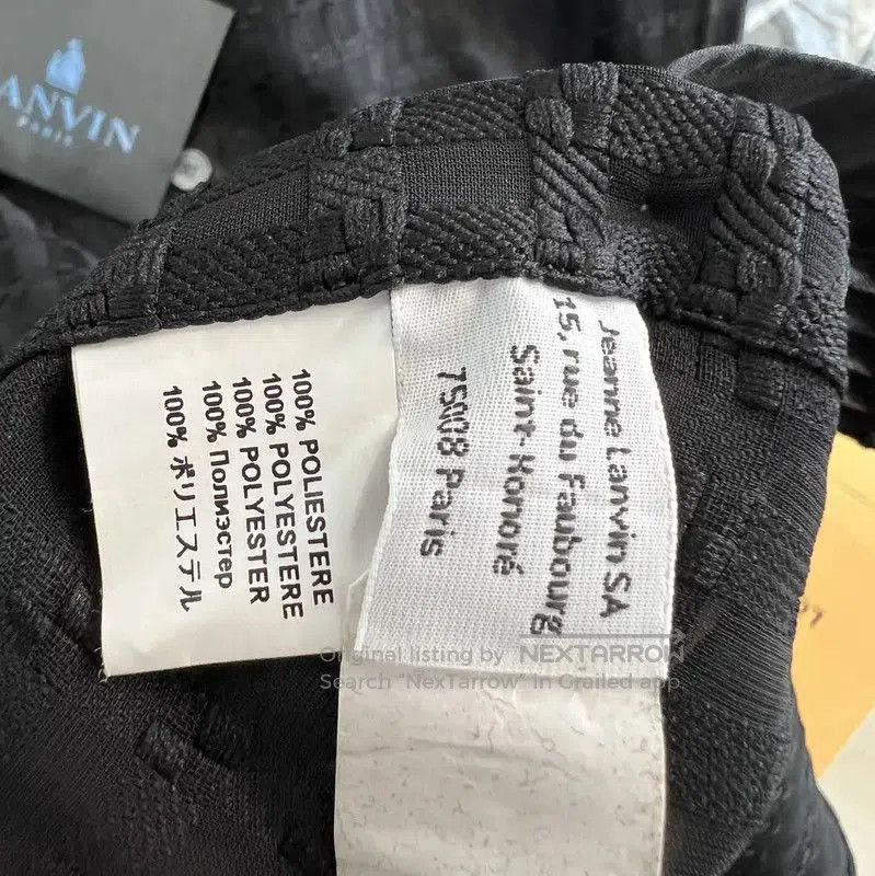 Lanvin Lanvin Sleeveless Black Polyester Shirt . Size US M / EU 48-50 / 2 - 5 Thumbnail