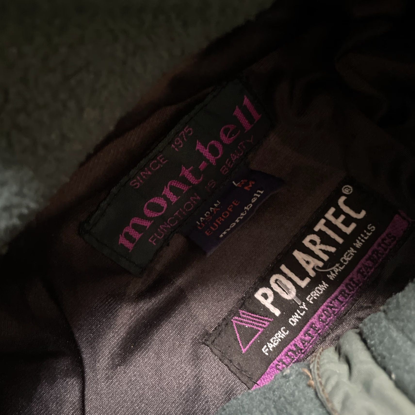 Montbell VINTAGE Montbell Polartec Fleece Jacket Snap Full Zip M-L Green Unisex Adults 1990s 80s Synchilla Outdoor Ski Camp Gorp Leisure Mens Womens Size US M / EU 48-50 / 2 - 6 Thumbnail
