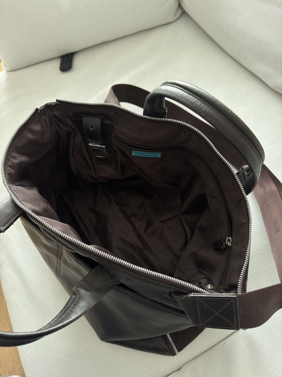 Genuine Leather Piquadro leather notebook office travel bag Size ONE SIZE - 7 Thumbnail