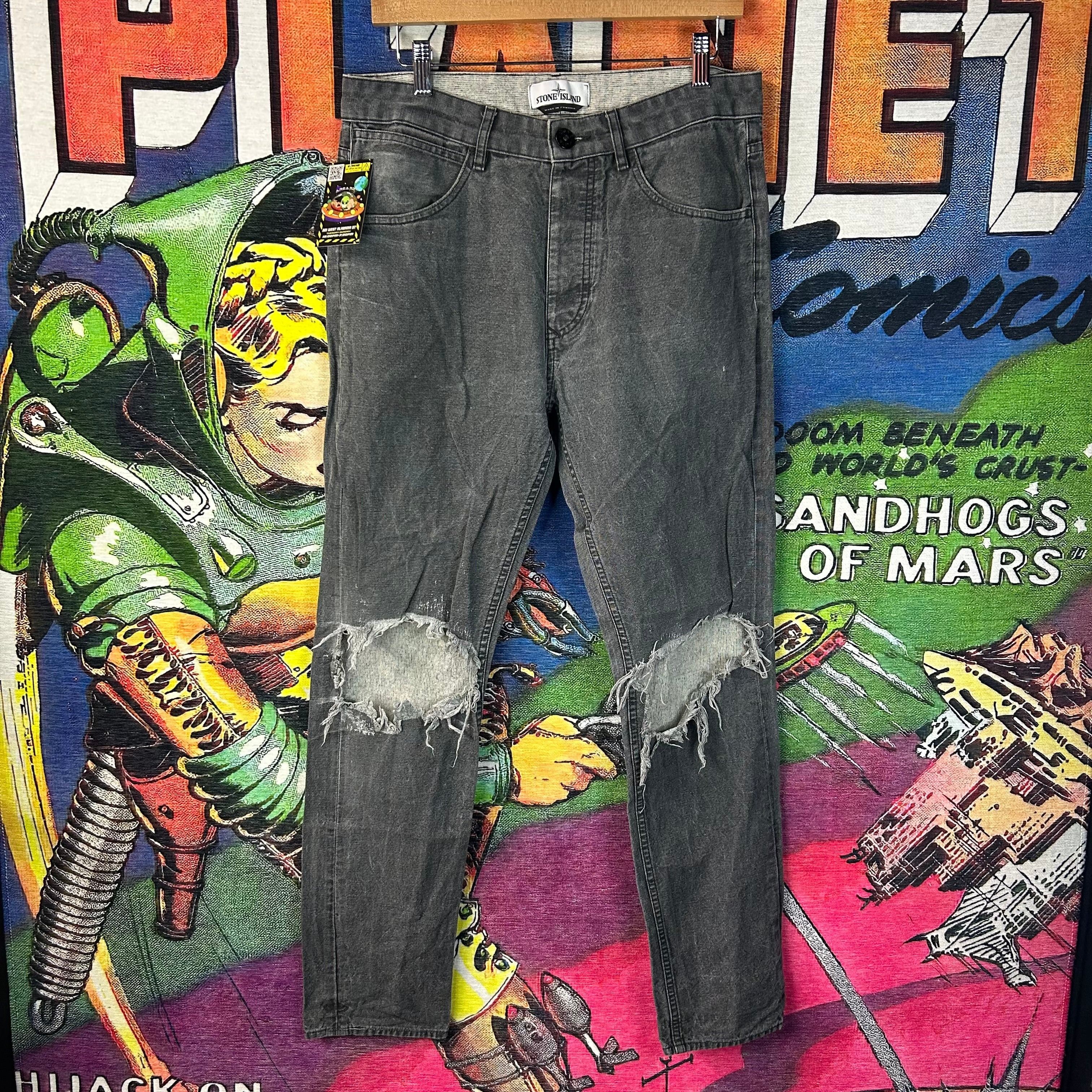 Stone Island Stone Island Ripped Jeans Size 32” Size US 32 / EU 48 - 1 Thumbnail