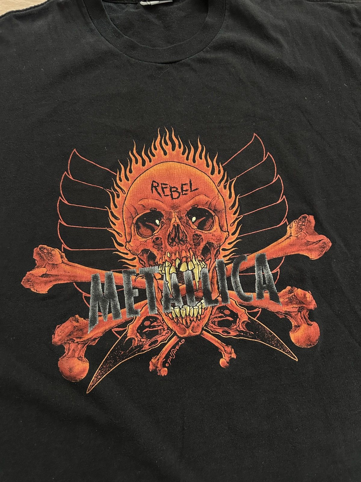 Metallica Metallica 1997 Pushhead super oversized Vintage Printed Band Size US XXL / EU 58 / 5 - 2 Thumbnail