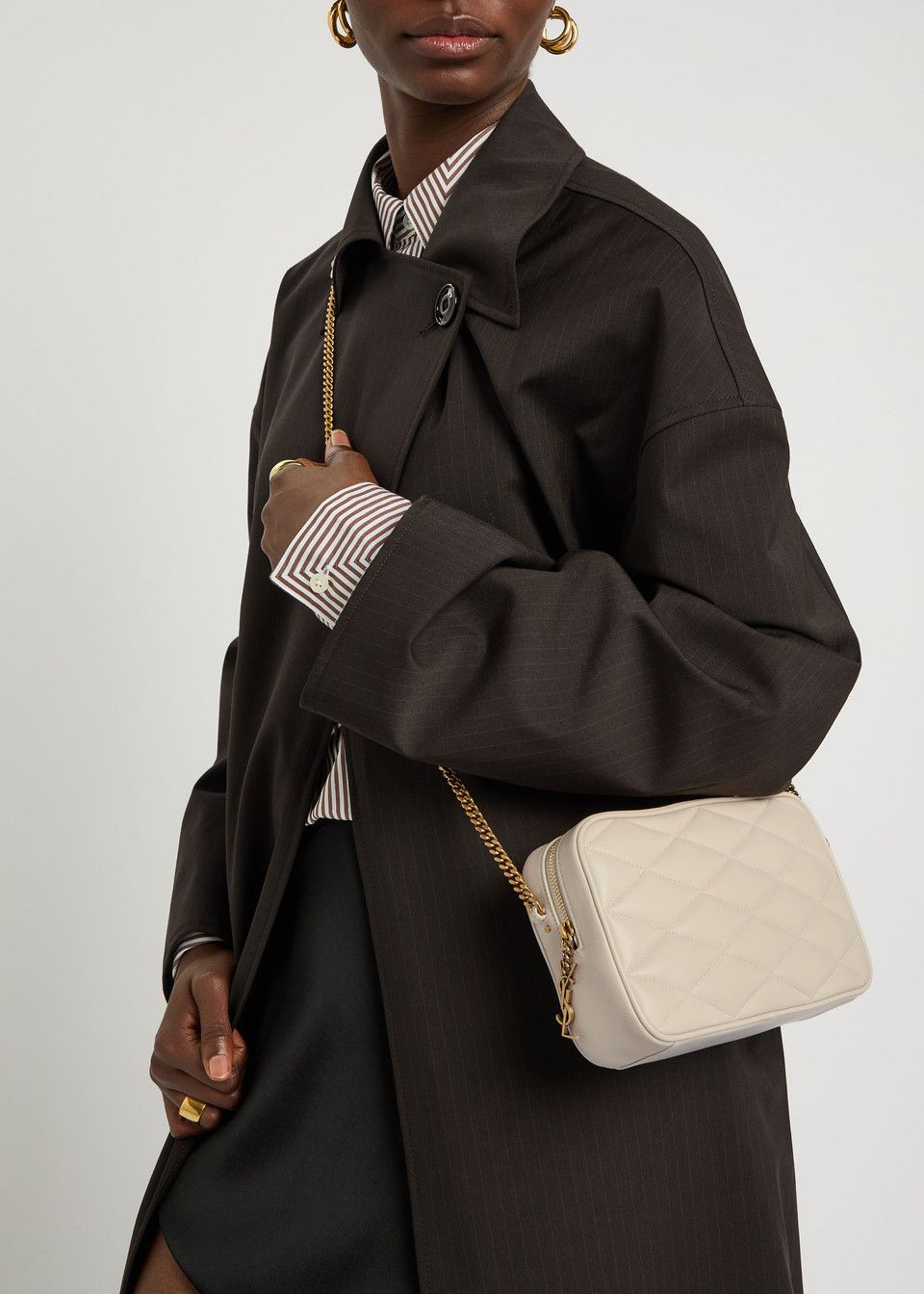 Saint Laurent Paris os11x0526 Size: OS / Small Quilted Leather Camera Bag Size ONE SIZE - 6 Thumbnail