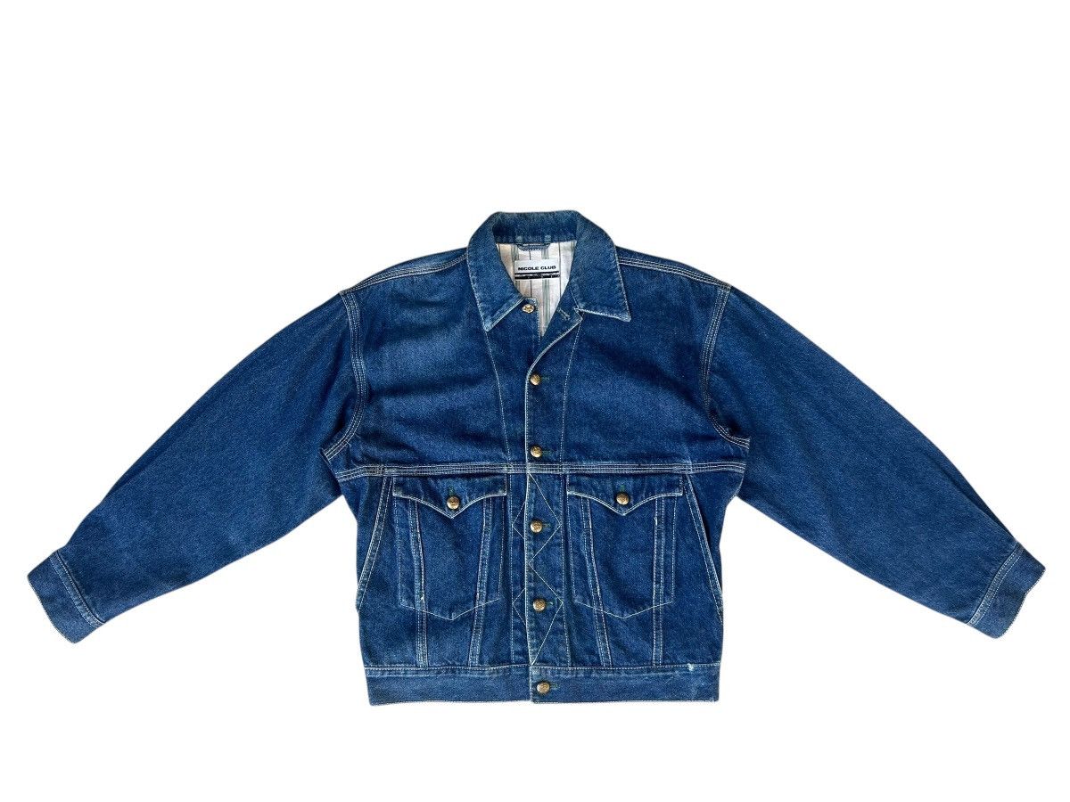 Nicole Club Vintage 90s Nicole Club Denim Jacket Size US M / EU 48-50 / 2 - 3 Thumbnail