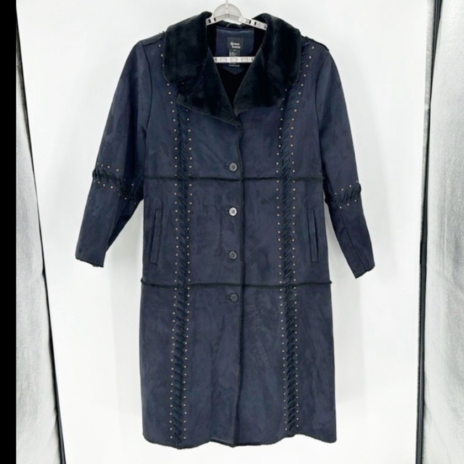 Dennis Basso 90s Faux Suede faux Suede Western coat size 2XL