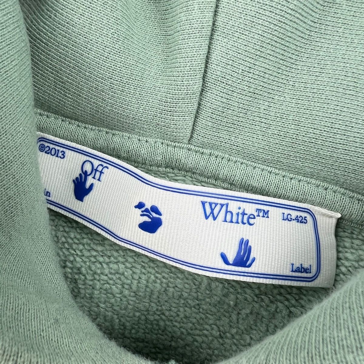 Off-White Off-White Graffiti Sage Green Hoodie Size US M / EU 48-50 / 2 - 6 Thumbnail