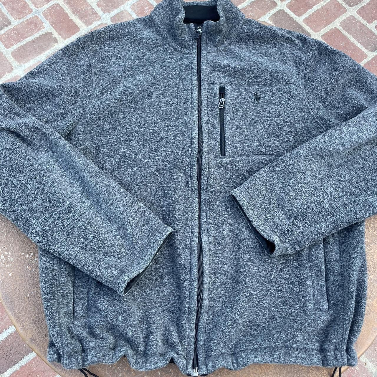Polo Ralph Lauren Grey Polo Ralph Lauren preformance full zip fleece sz L men Size US L / EU 52-54 / 3 - 1 Thumbnail
