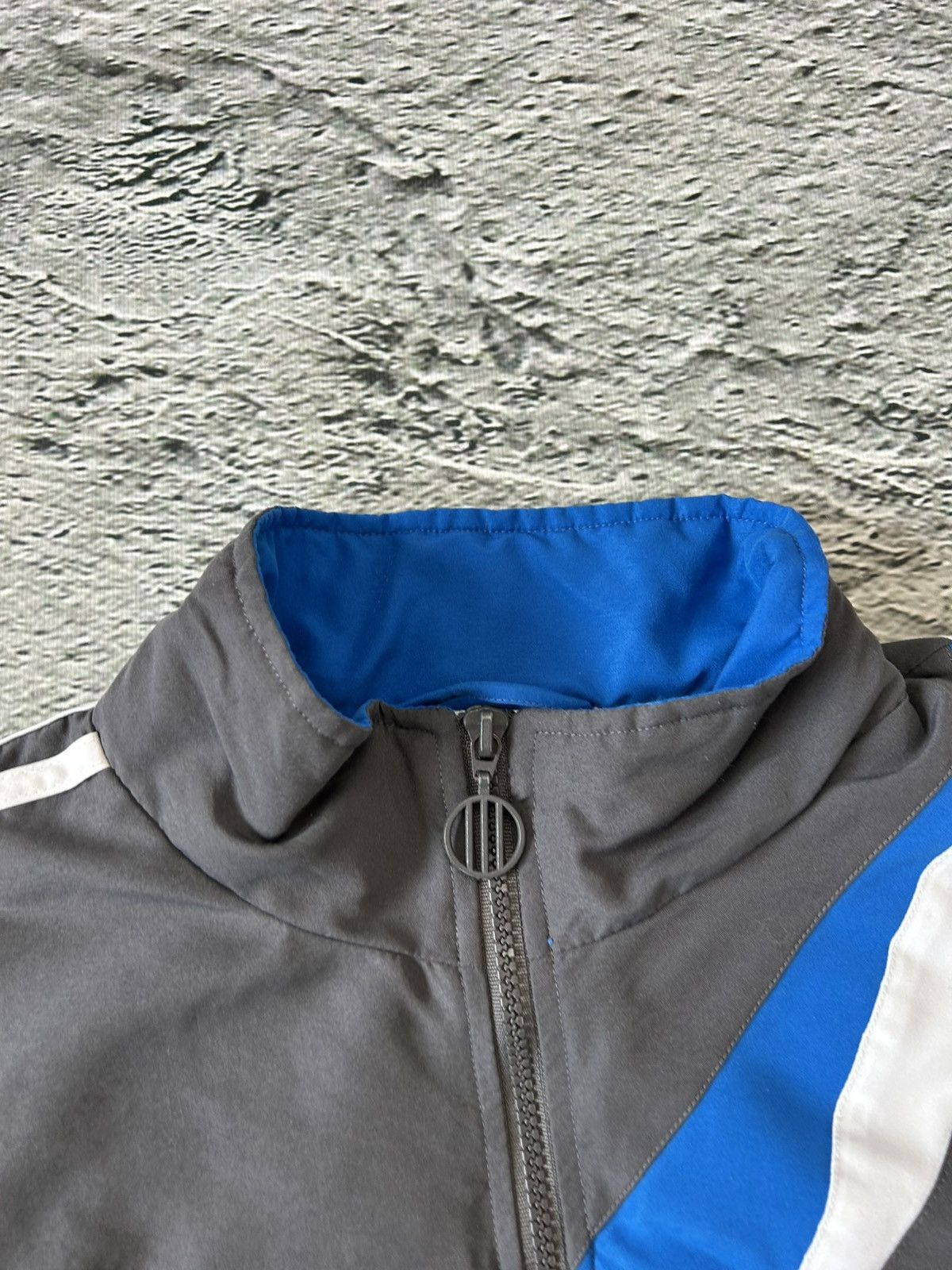 Adidas Adidas track suit vintage grey nylon track pants drill Size US M / EU 48-50 / 2 - 6 Thumbnail