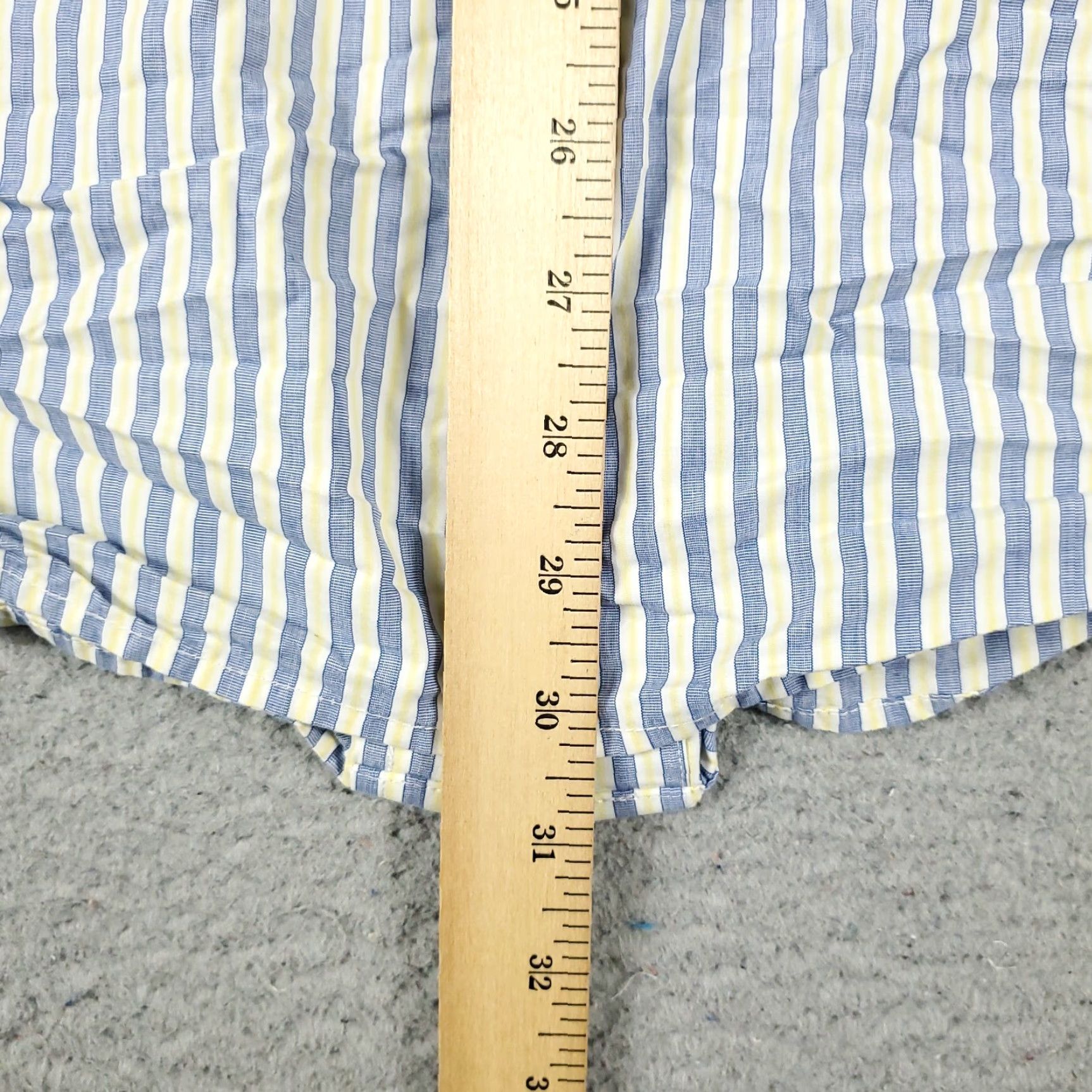 Abercrombie & Fitch VINTAGE Abercrombie & Fitch Shirt Mens 2XL Blue Striped Button-Up Long Sleeve Casual Business Formal Workwear Men Size US XXL / EU 58 / 5 - 5 Thumbnail
