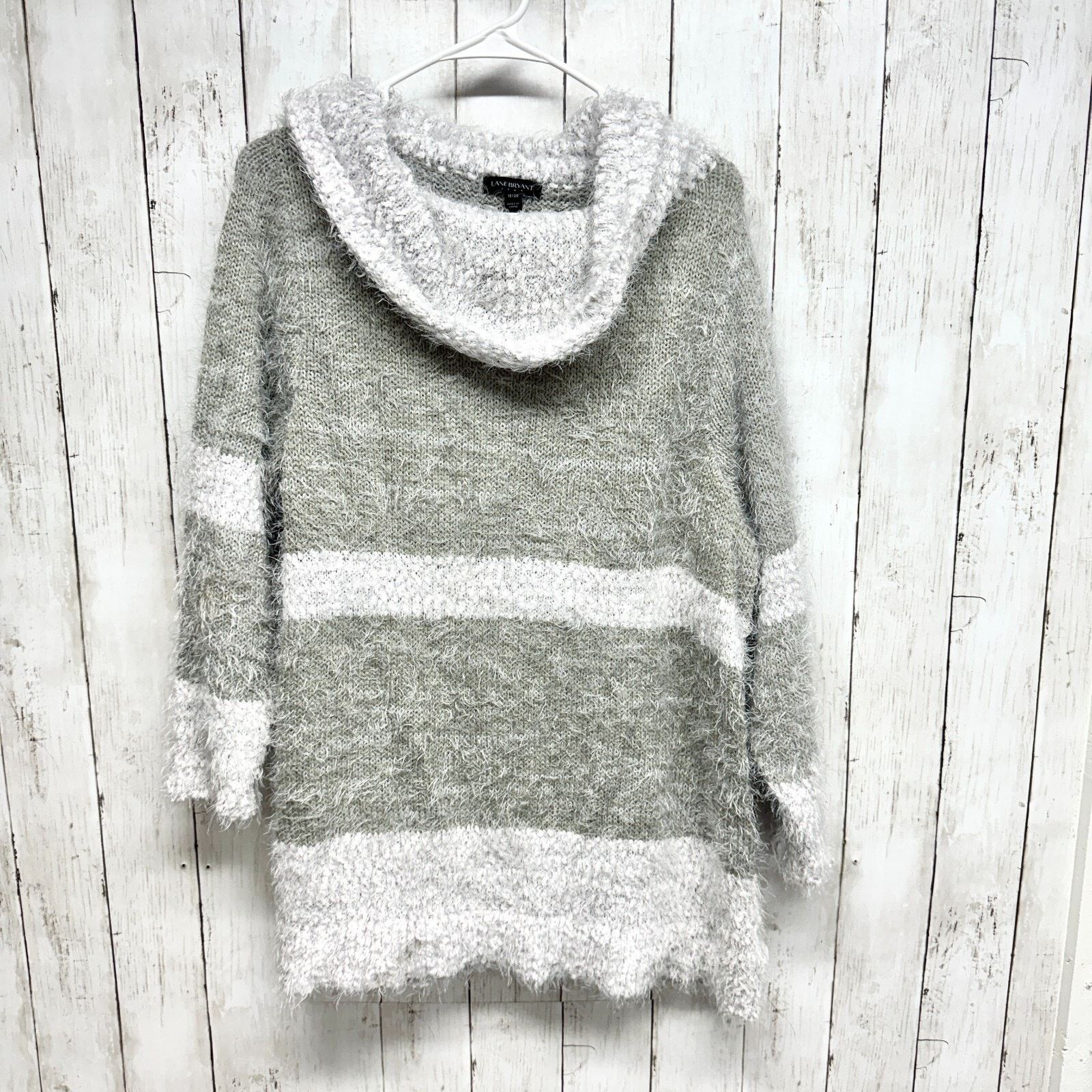 Other Lane Bryant Sweater 18/20 Fuzzy Eyelash Cowl Neck Pullover Size XXL / US 16-18 / IT 52-54 - 1 Thumbnail