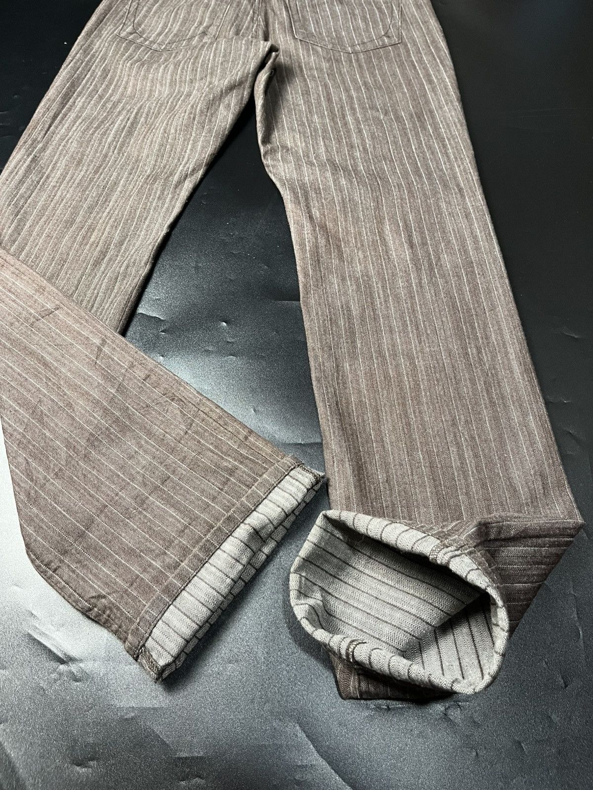 If Six Was Nine × Japanese Brand × Le Grande Bleu (L.G.B.) JAPANESE HICKORY JEANS DEUX CONCEPT LABO Size US 31 - 4 Thumbnail