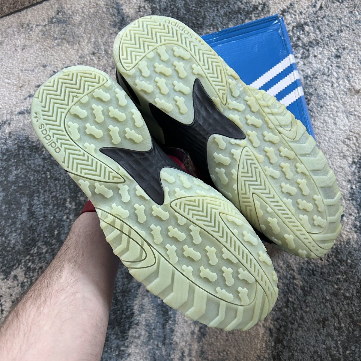Adidas GiTD Adidas Streetball black pink glow in the dark air yeezy Size US 9.5 / EU 42-43 - 5 Thumbnail