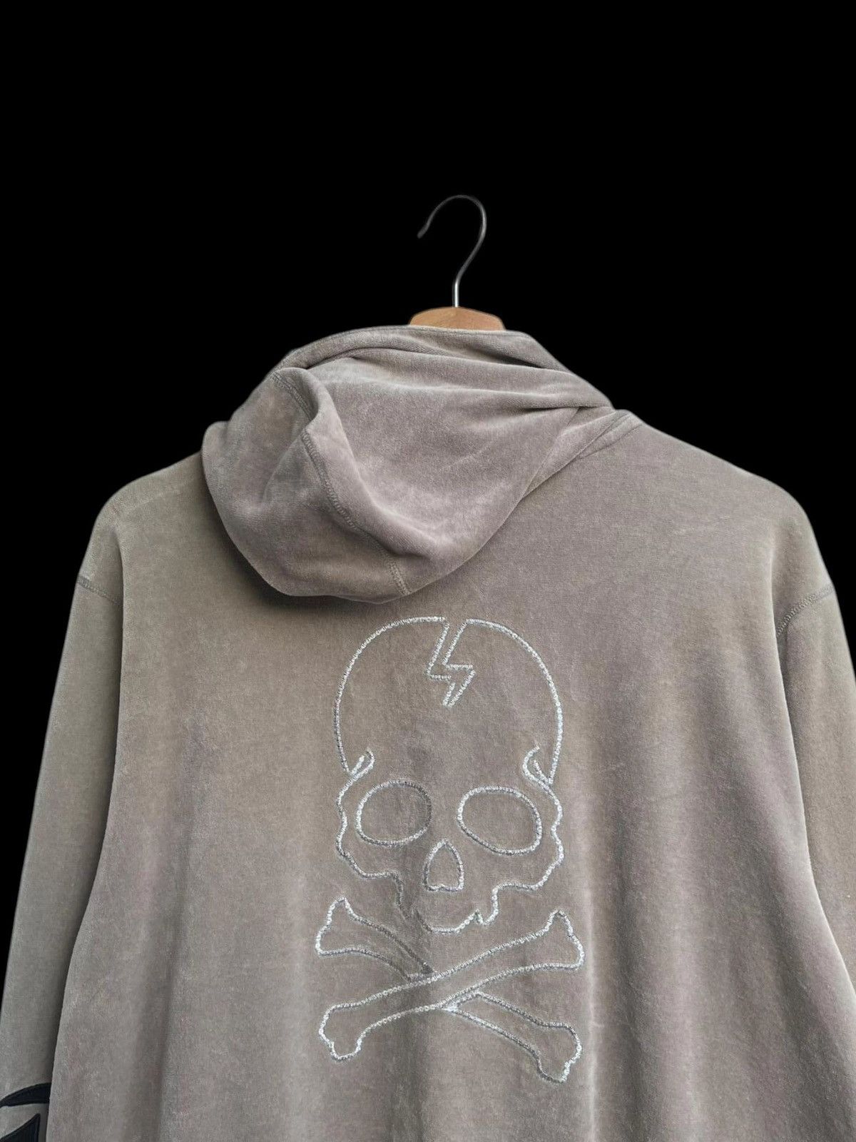 Hysteric Glamour Dance to Dragon Kyoto Japan Skull Velour Hoodie Size US L / EU 52-54 / 3 - 6 Thumbnail