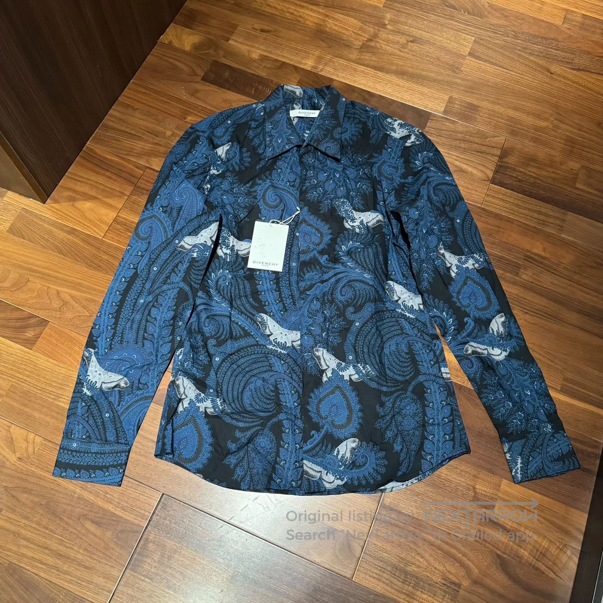Givenchy Givenchy Vine Print Slim Long. Size US M / EU 48-50 / 2 - 1 Thumbnail