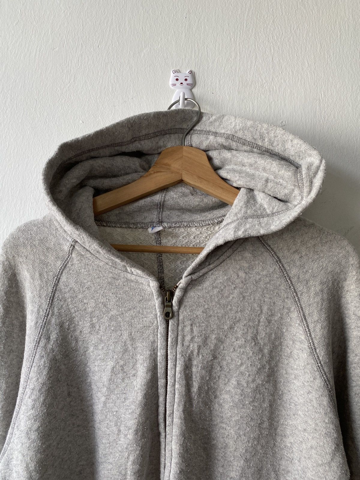 Japanese Brand Japanese Brand Pure Blue Japan Zipper Hoodie Size US L / EU 52-54 / 3 - 3 Thumbnail