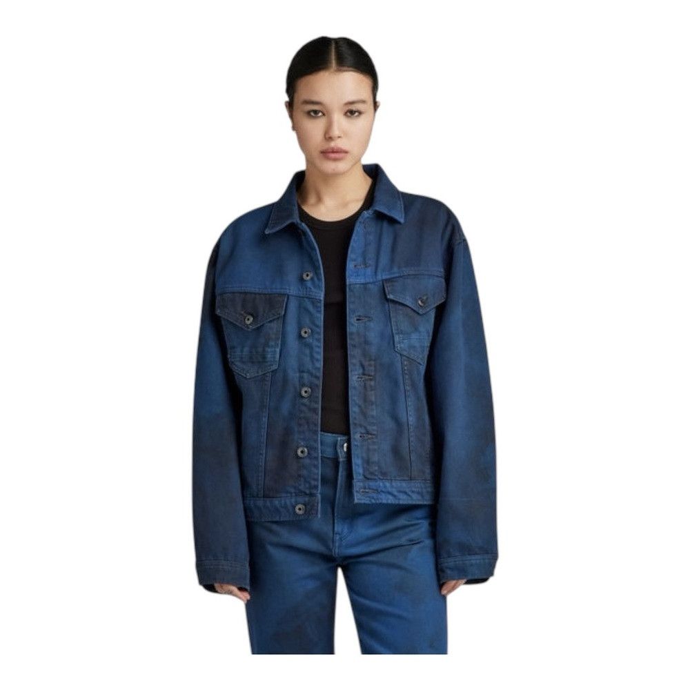 G-Star NWT G-Star RAW Oversized Denim Jacket XS Sea Blue $250 Size XS / US 0-2 / IT 36-38 - 1 Thumbnail